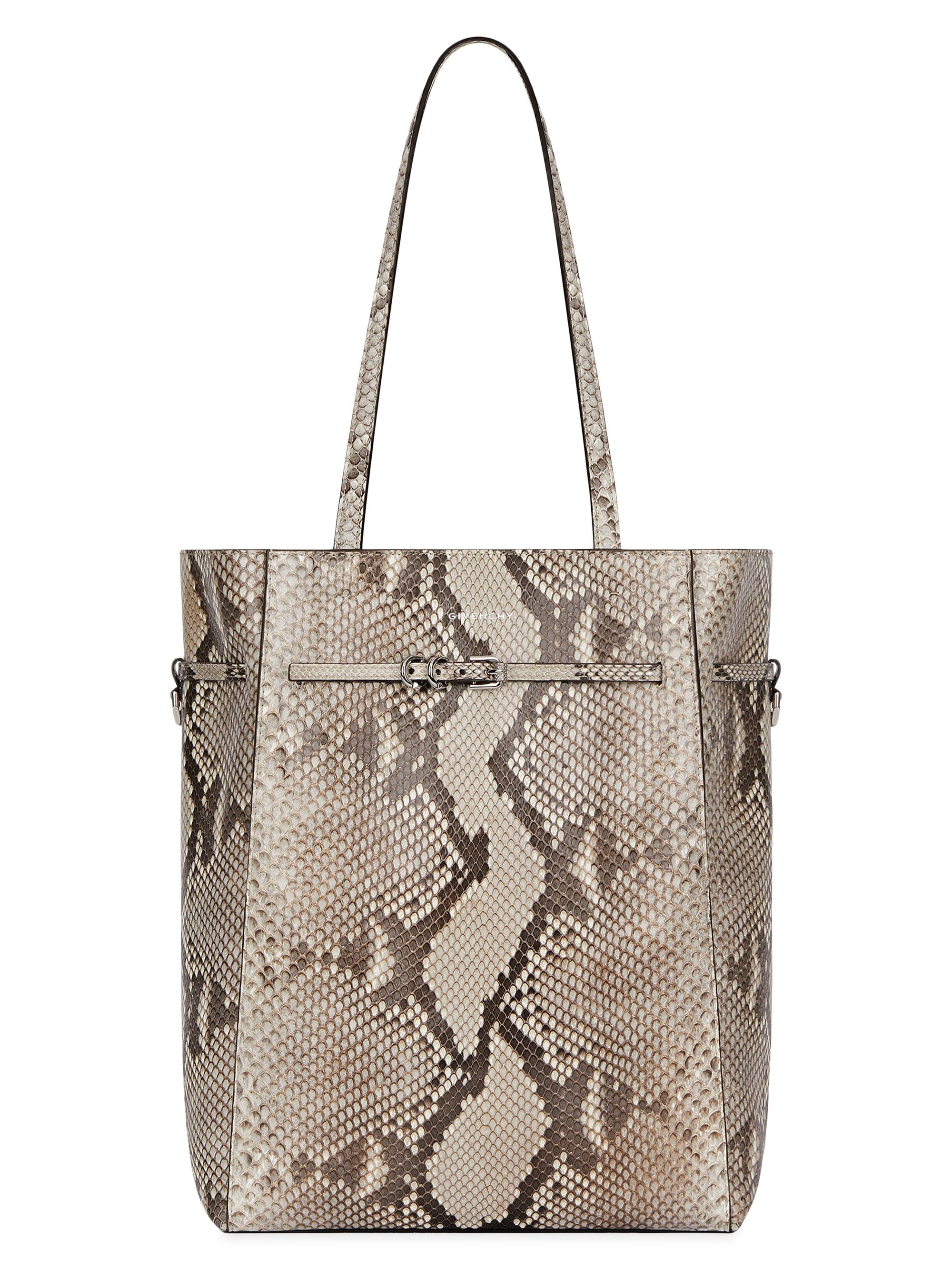 Givenchy Women's  Voyou Tote Bag in Python - Grey Natural