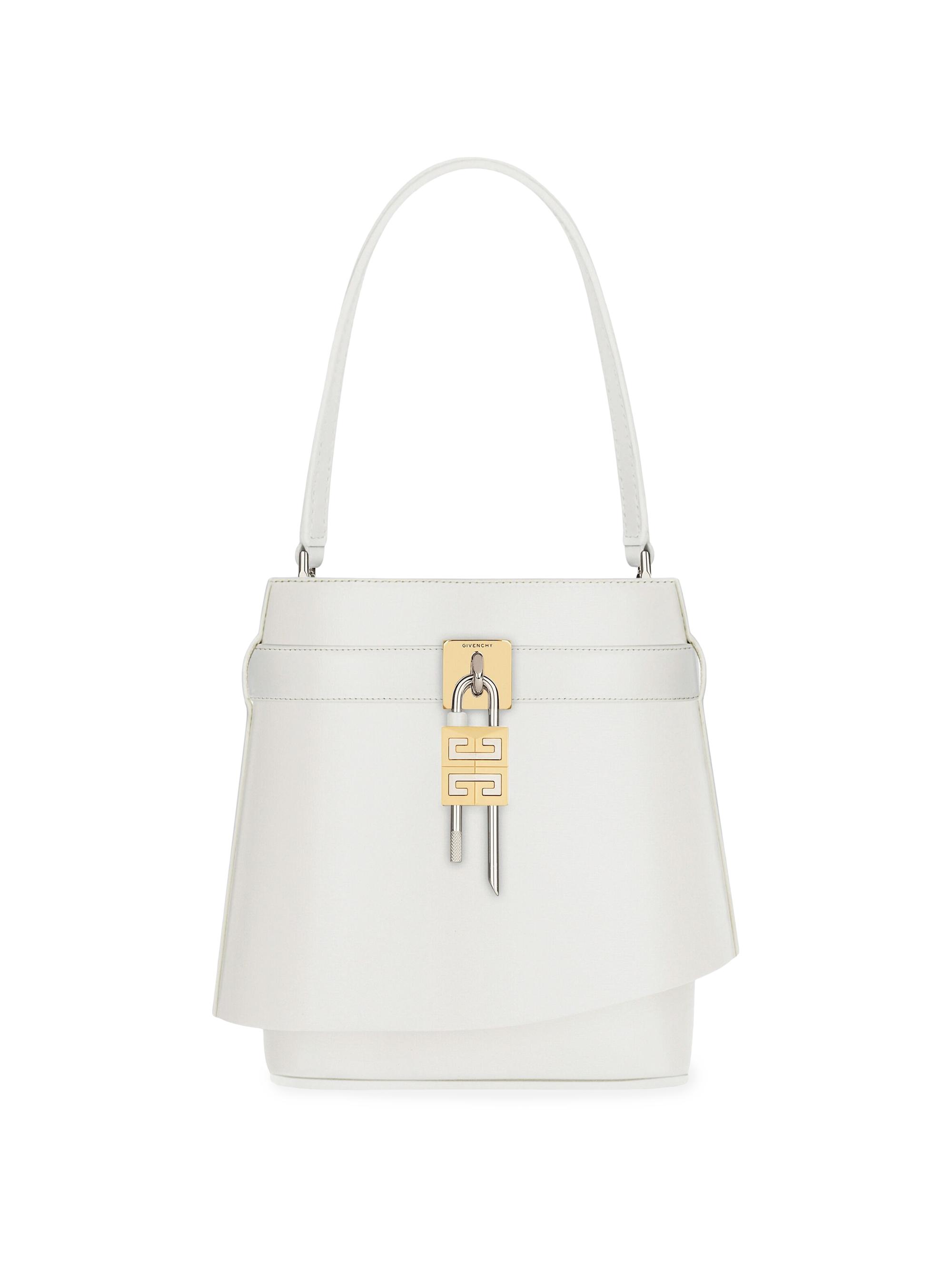 Givenchy Women's Shark Lock Bucket Bag in Box Leather -