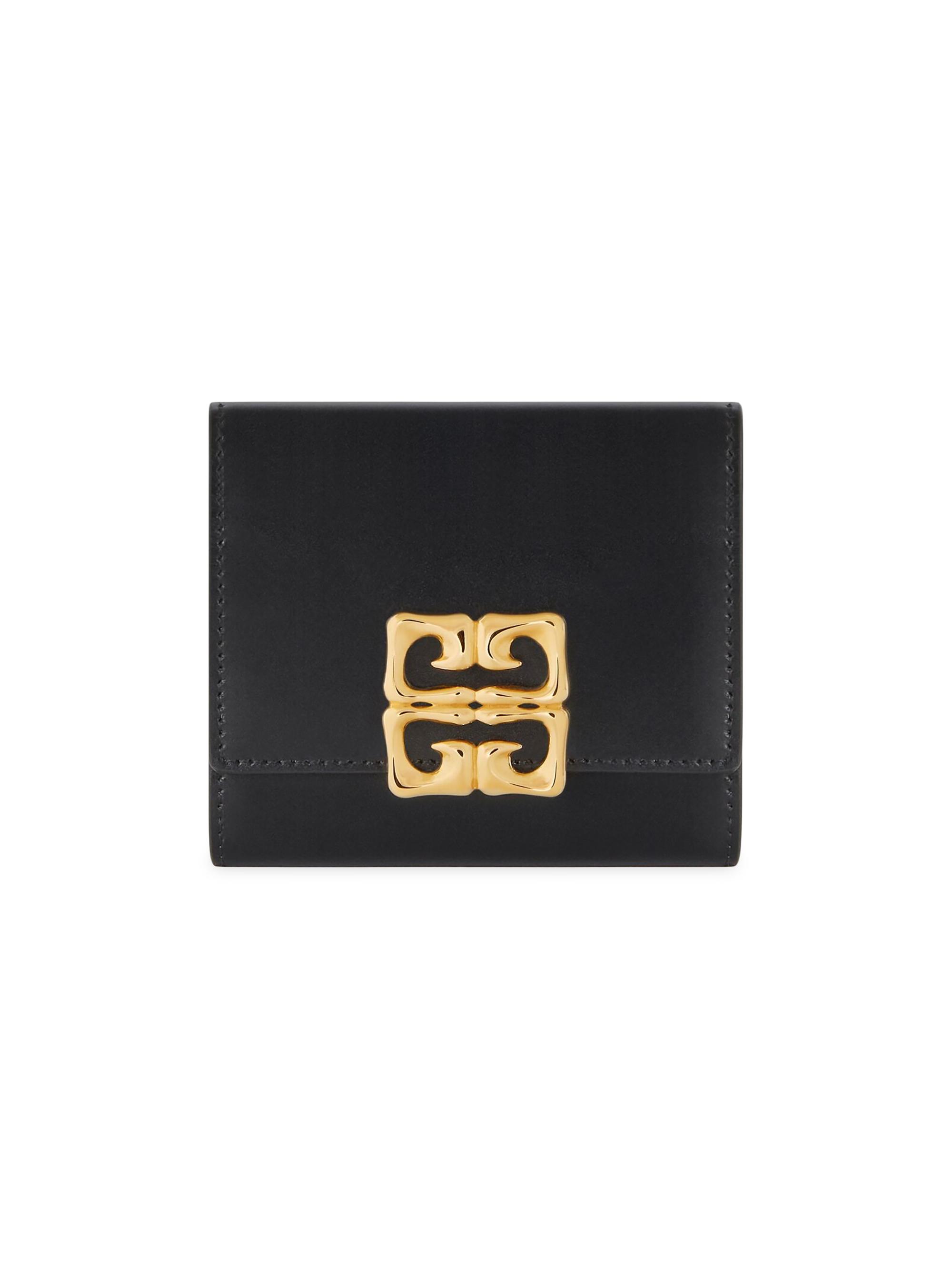 Givenchy Women's Plage 4G Wallet in Box Leather - Black