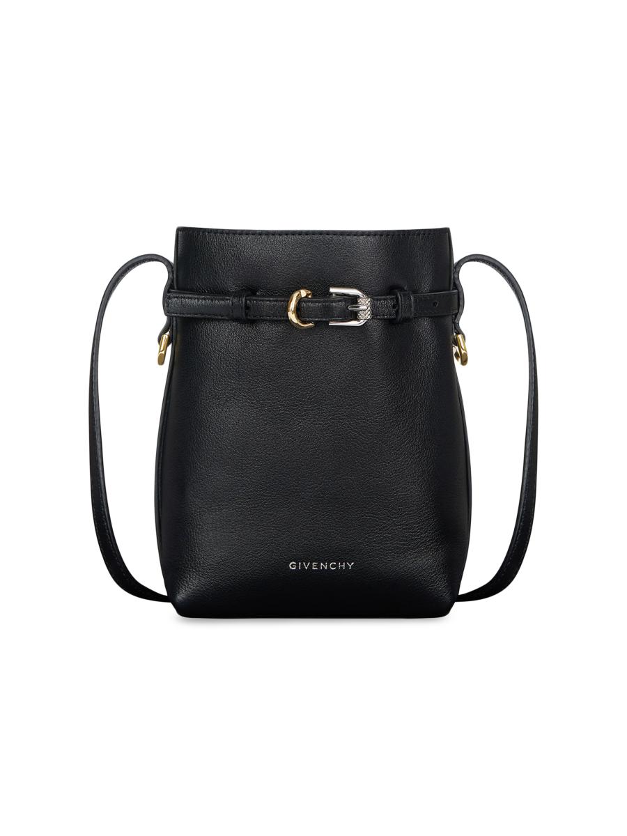 【GIVENCHY】Voyou small pouch black Logo ポーチ ロゴ Voyou pouch in leather in - black | Givenchy US