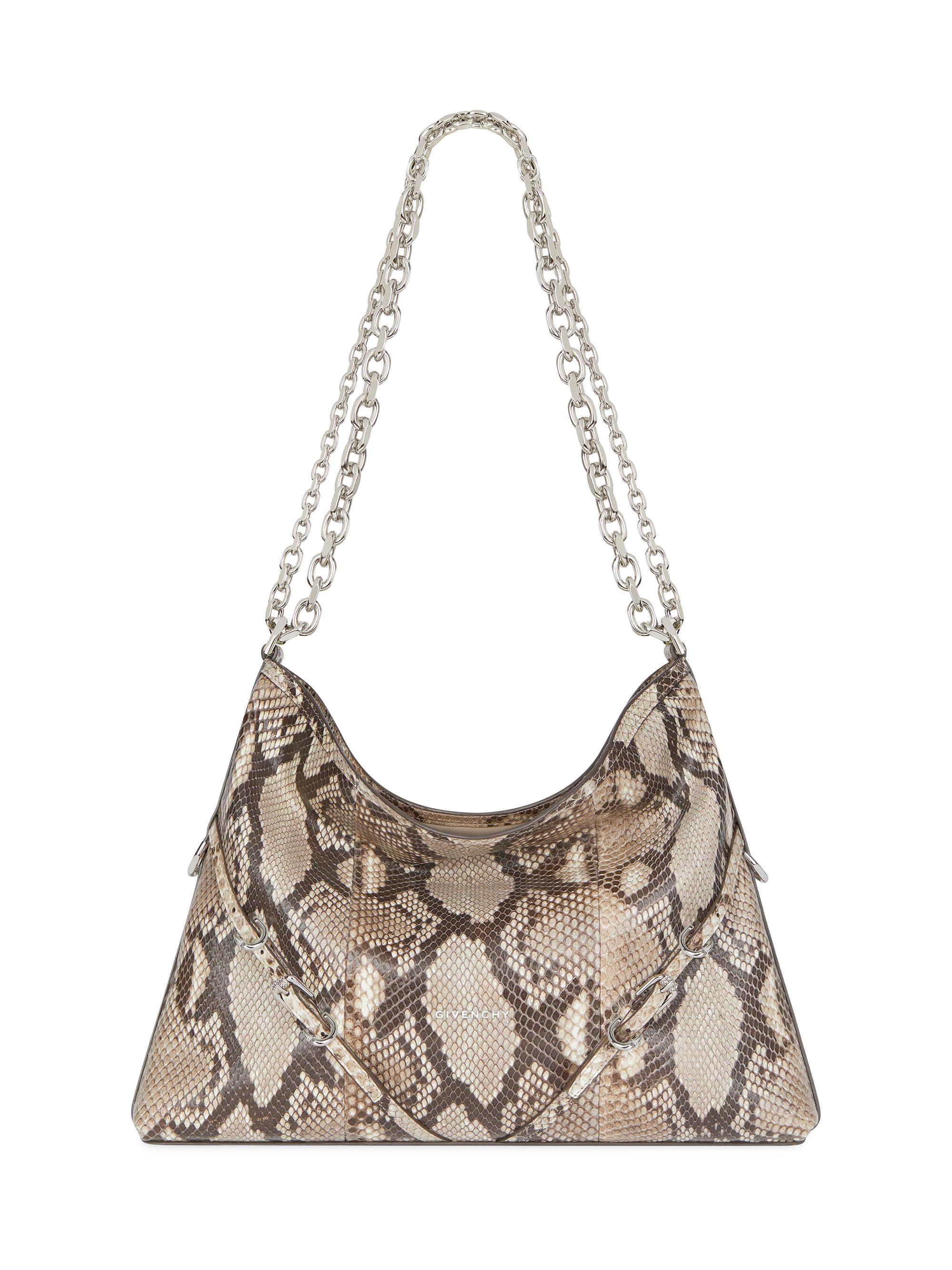 Givenchy Women's  Voyou Chain Bag in Python - Grey Natural