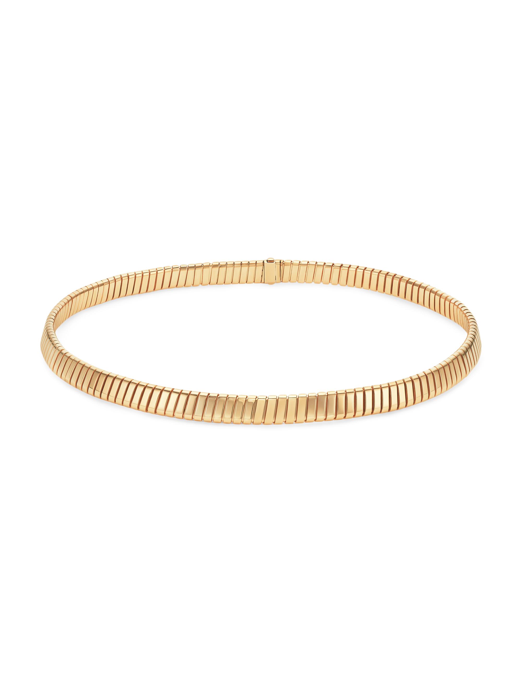 BVLGARI Women's Tubogas 18K Yellow Gold Necklace - Yellow Gold