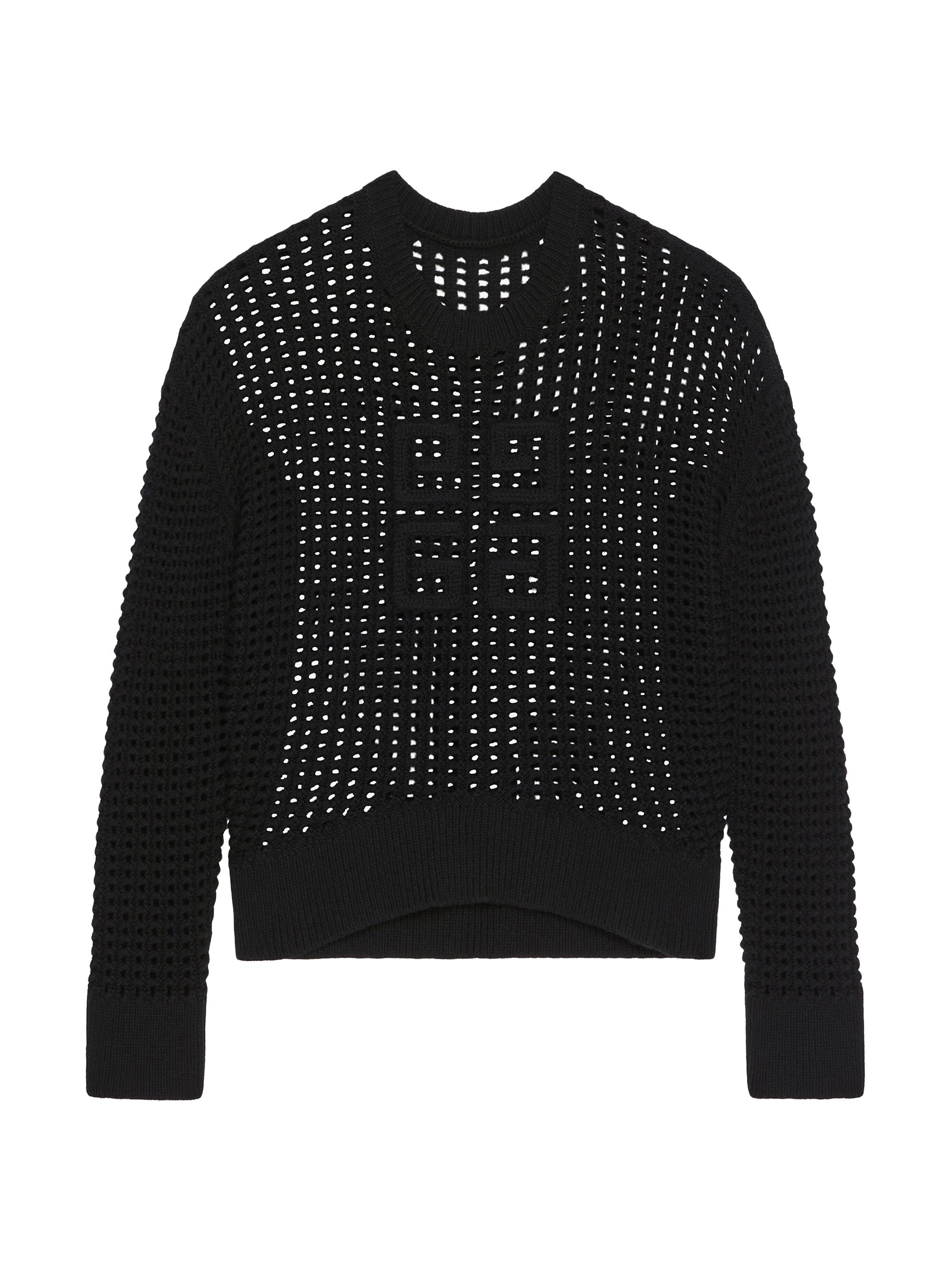 Givenchy Women's 4G Sweater in Wool and Cashmere - Black