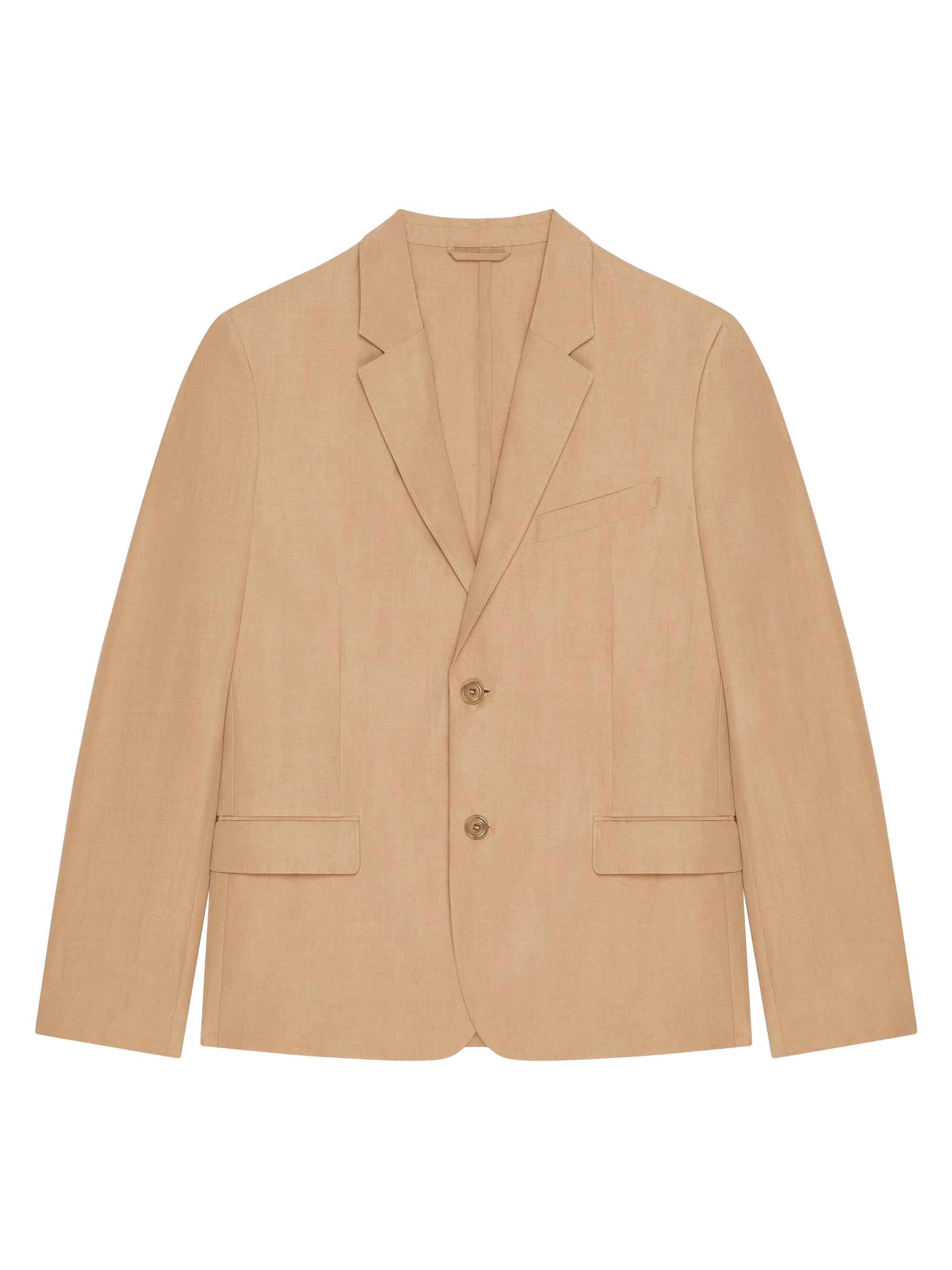 Givenchy Men's Jacket in Linen - Brown