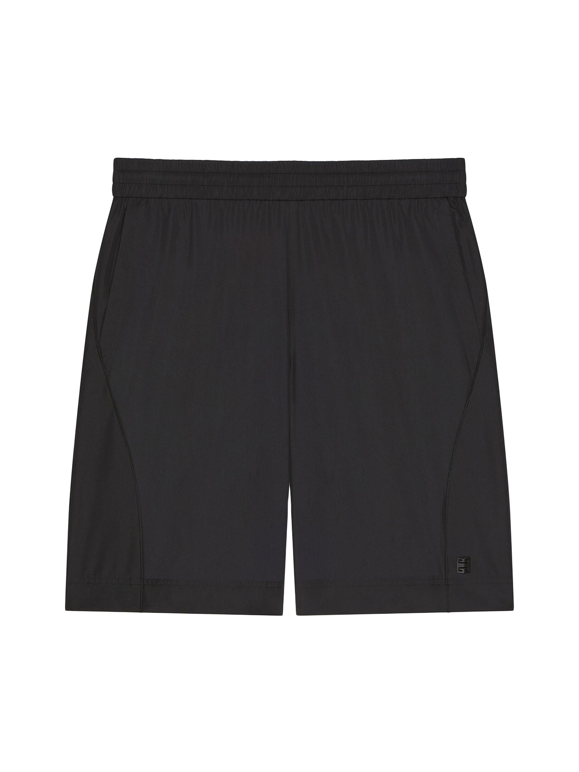 Givenchy Men's Bermuda Shorts with 4G Detail - Black