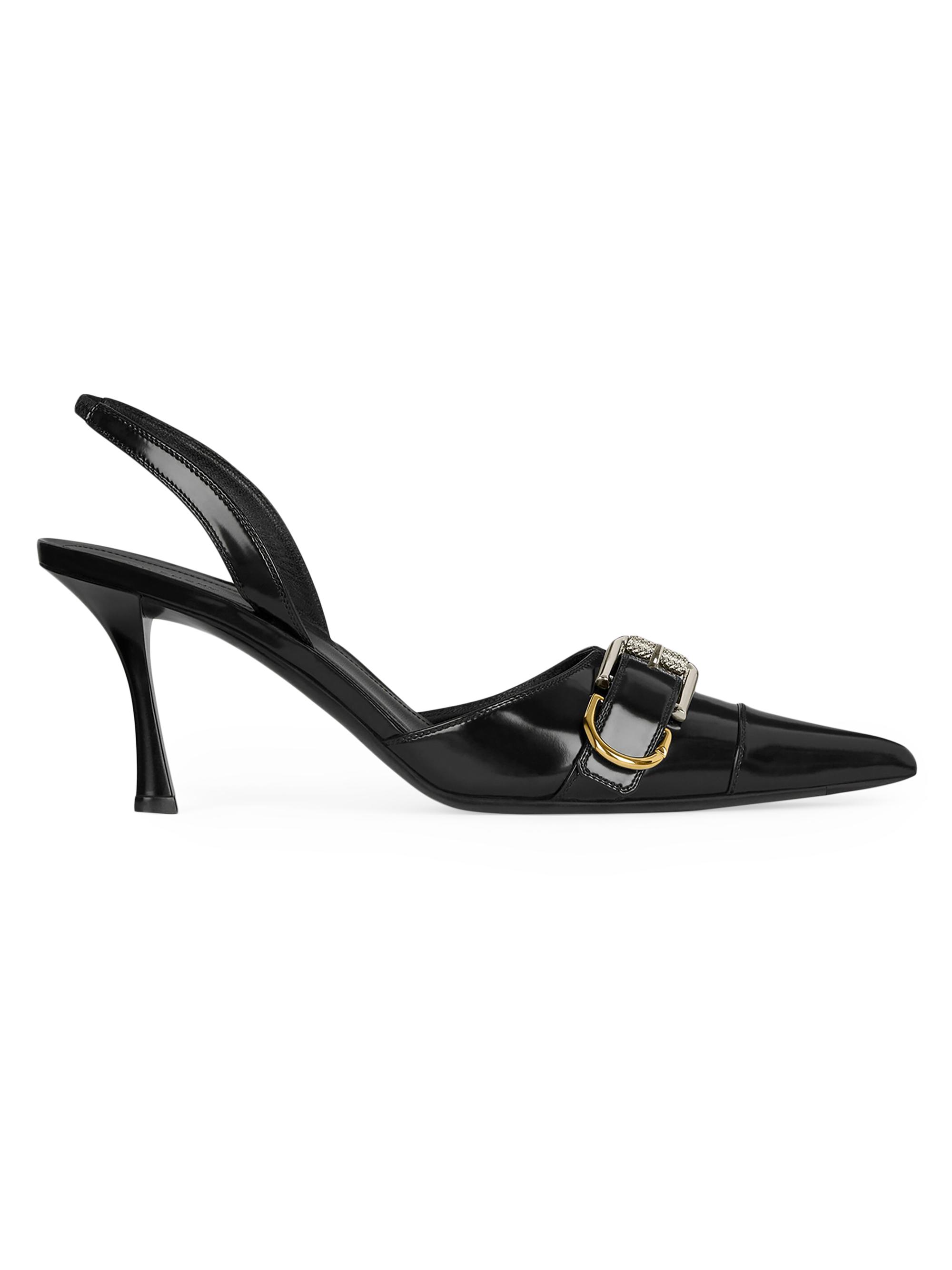 Givenchy Women's Voyou Slingbacks in Leather - Black