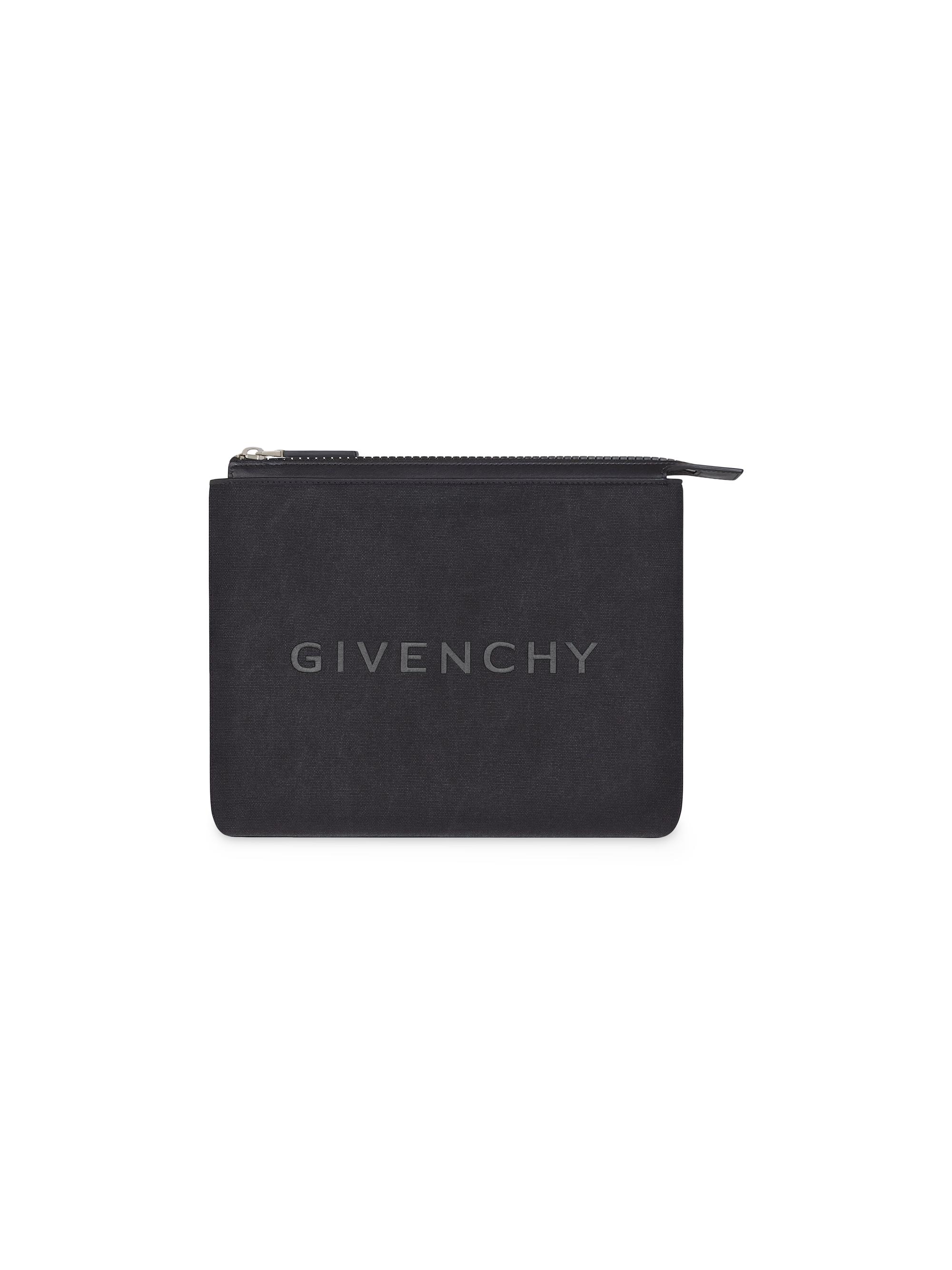 Givenchy Men's Plage Travel Pouch in Canvas - Black