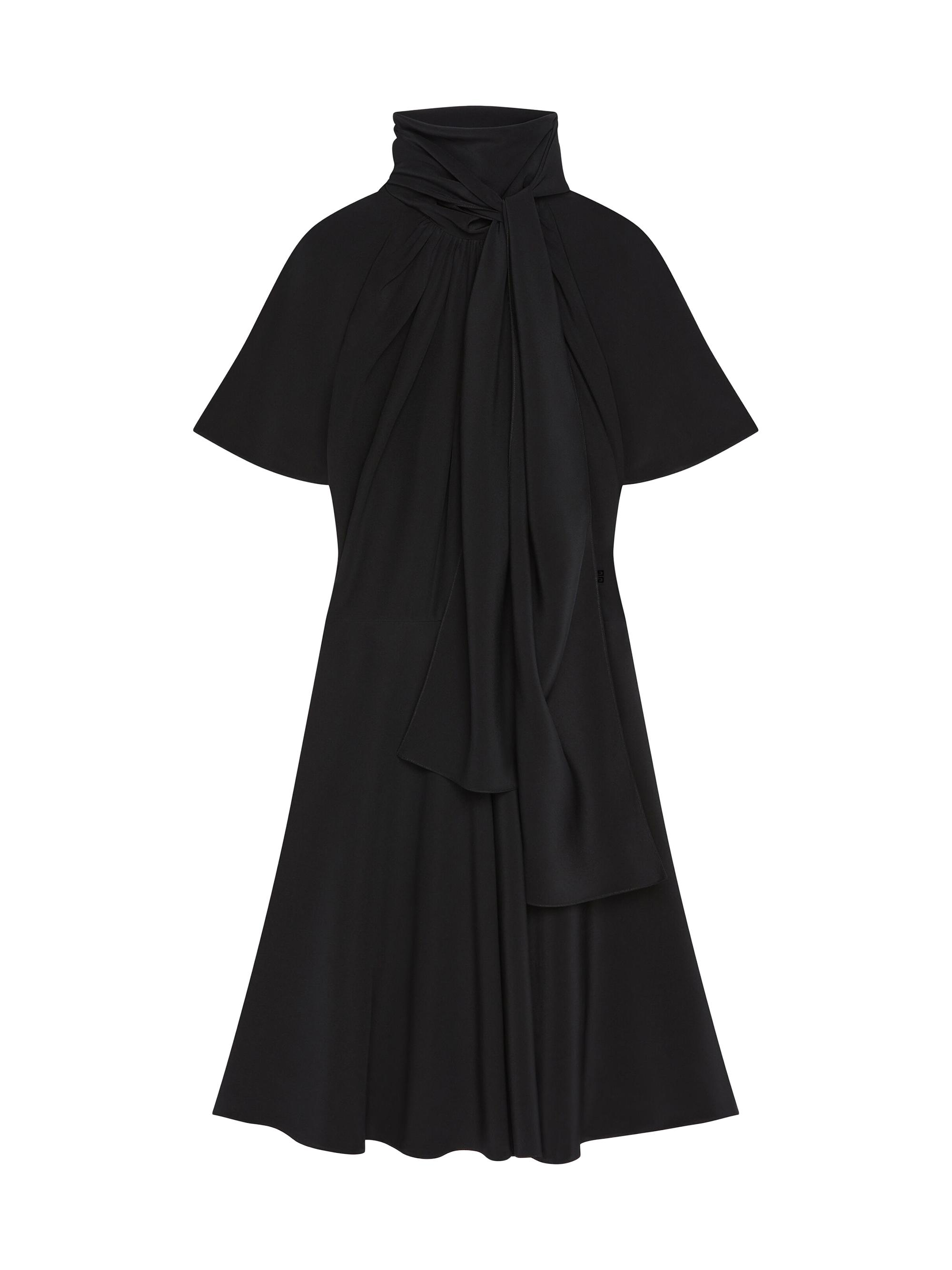 Givenchy Women's Dress in Silk with Lavalliere - Black