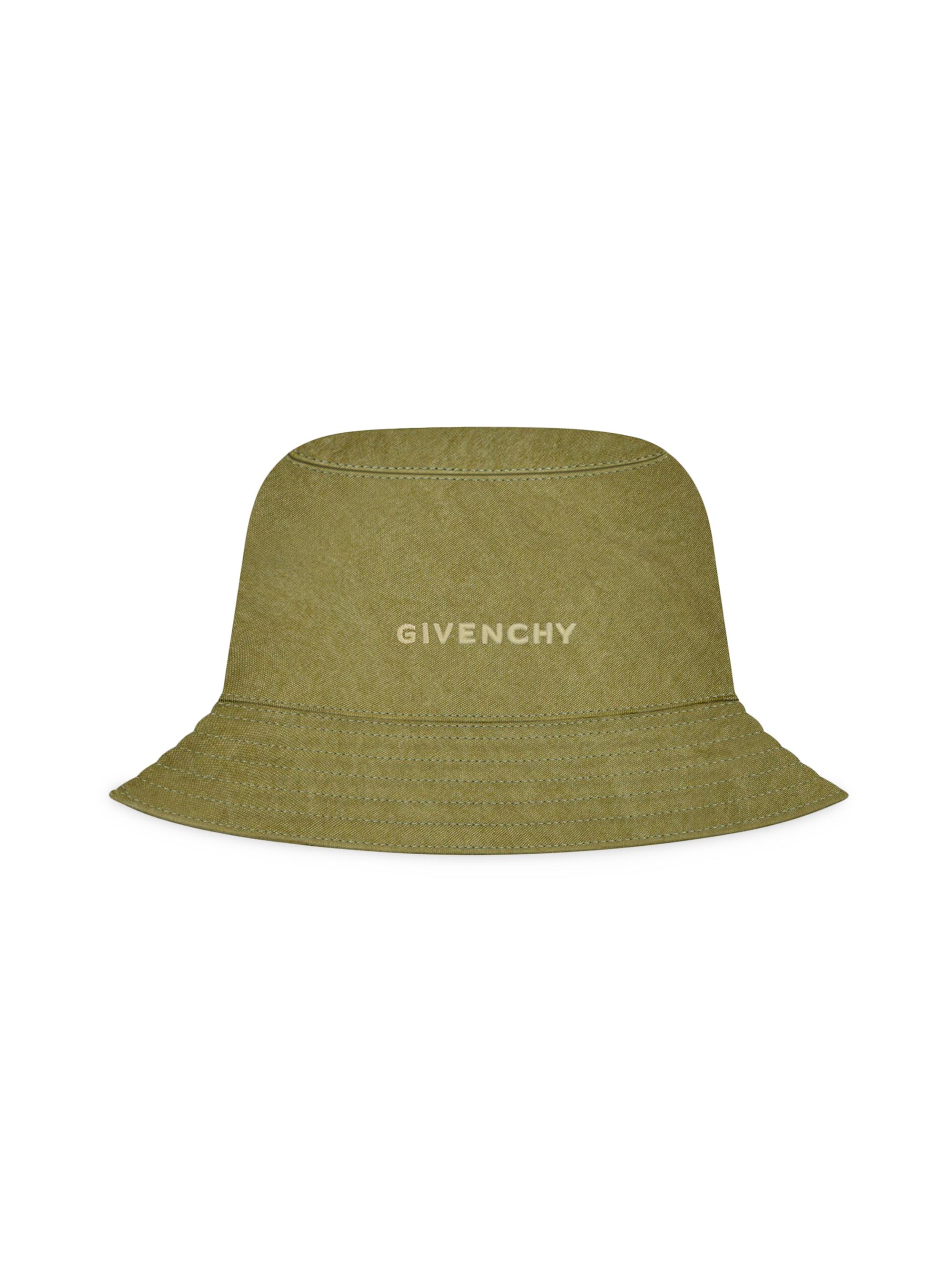 Givenchy Men's Bucket Hat in Canvas - Khaki