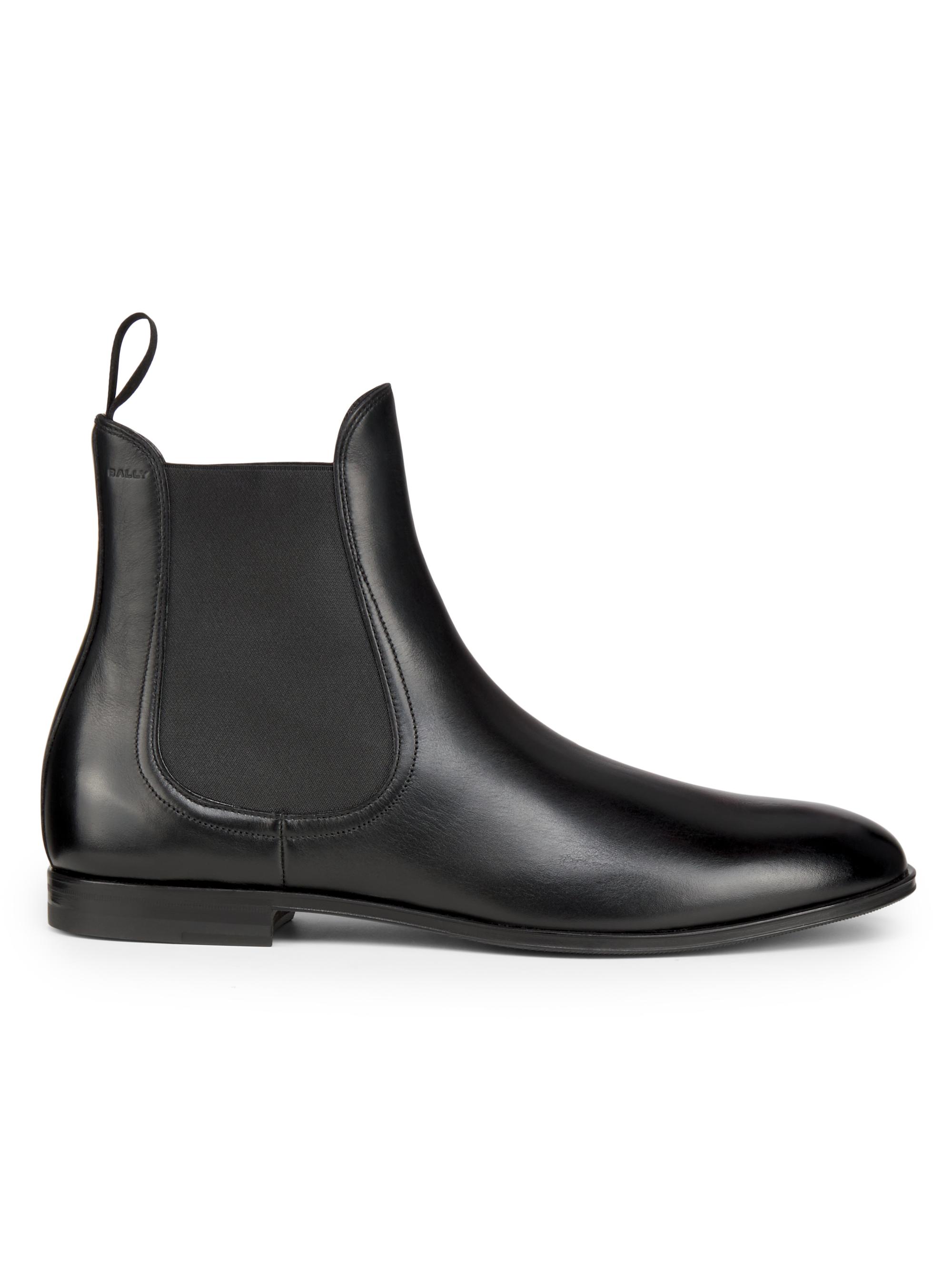 Bally Westley Leather Chelsea Boots | Saks Fifth Avenue