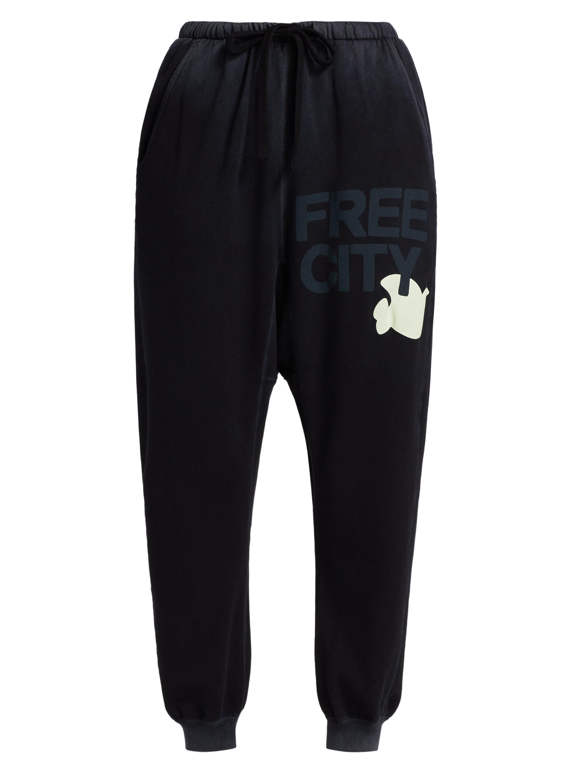 Freecity Women's Sunfades Logo Sweatpants - Black Space