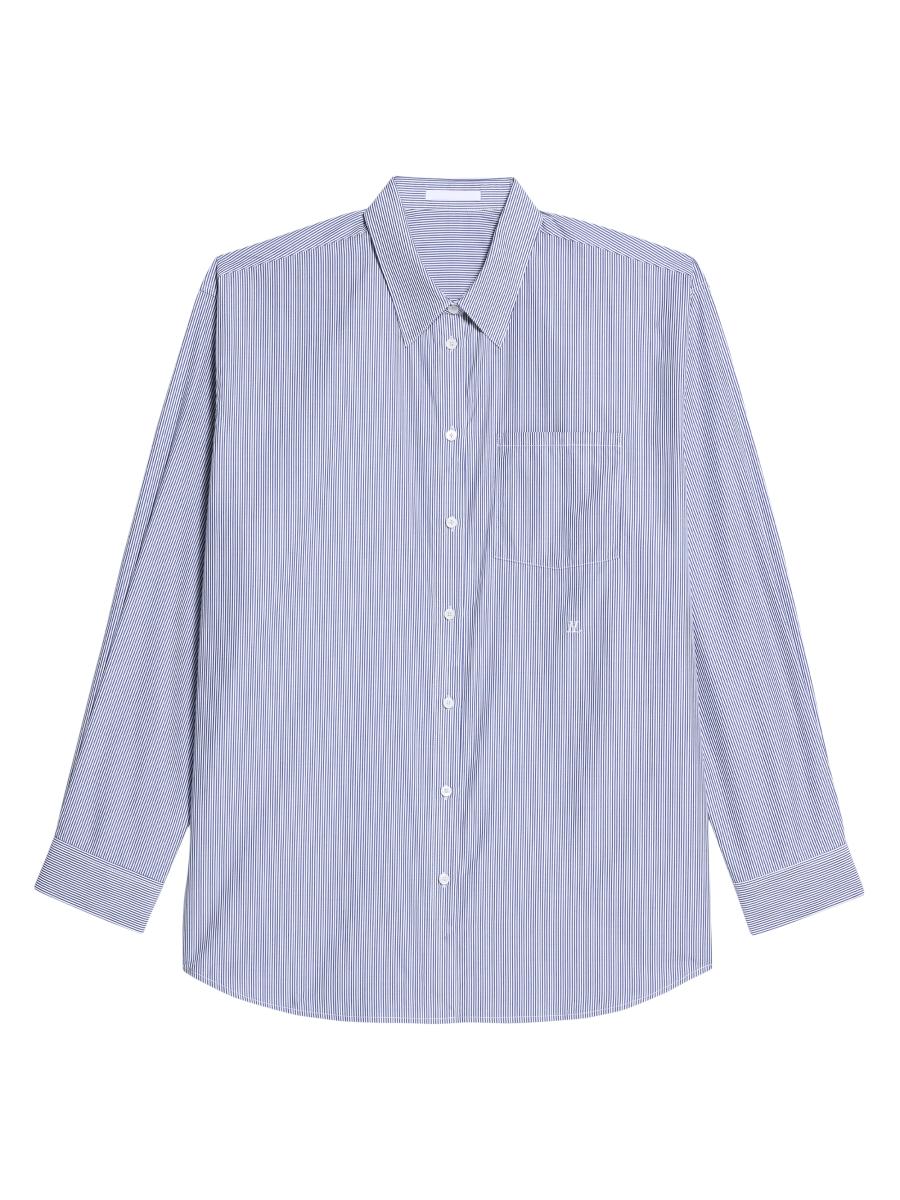 Helmut Lang Pinstripe Cotton Oversized Shirt | Saks Fifth Avenue