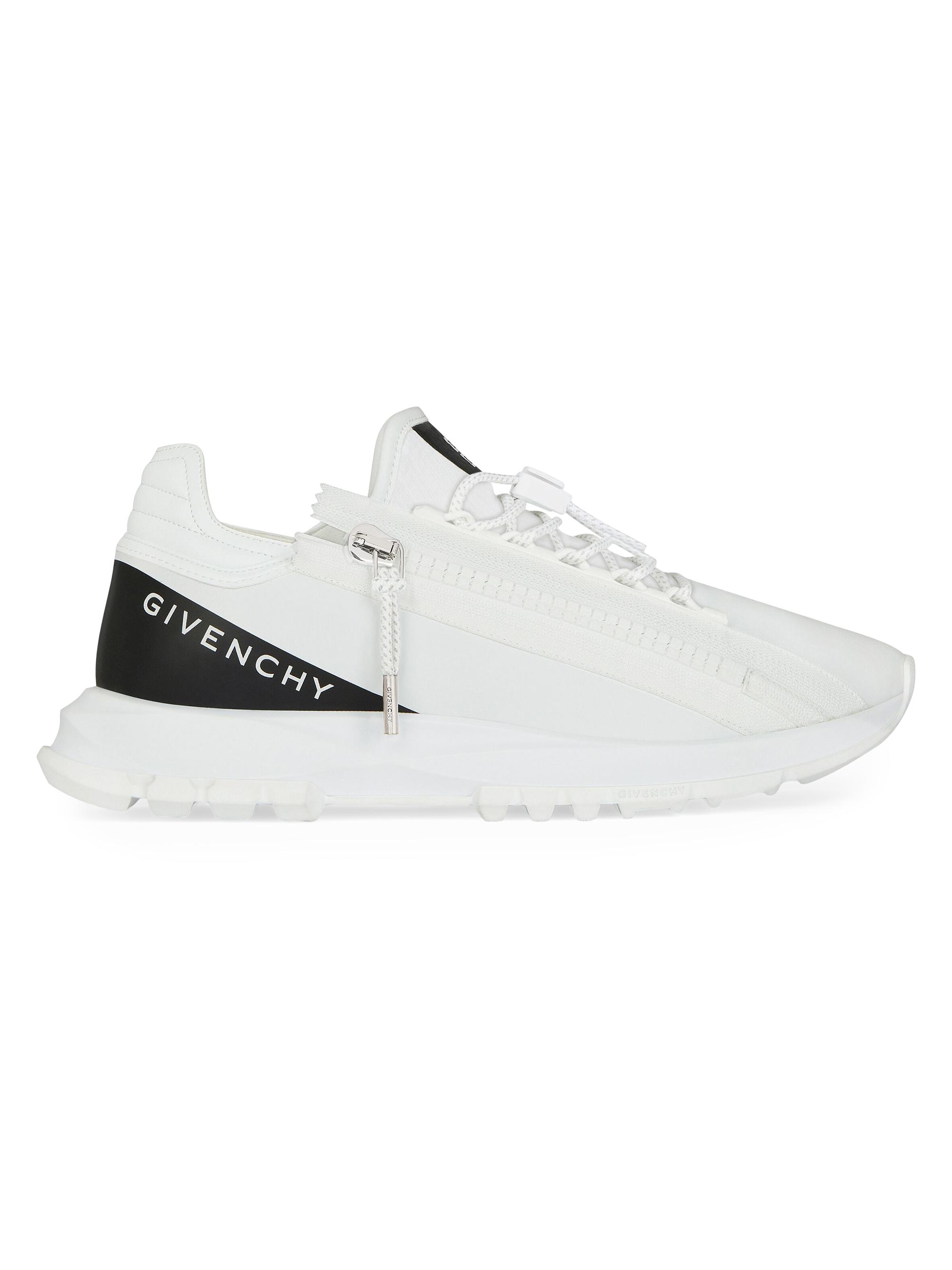 Givenchy Men's Spectre Runner Sneakers in Synthetic Leather - White Black