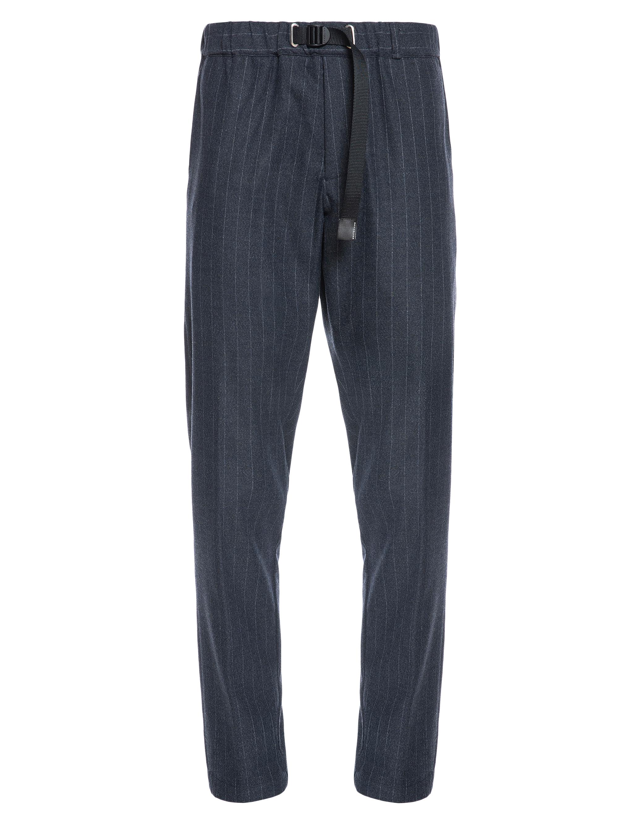 White Sand Men's Houndstooth Belted Pants - Navy