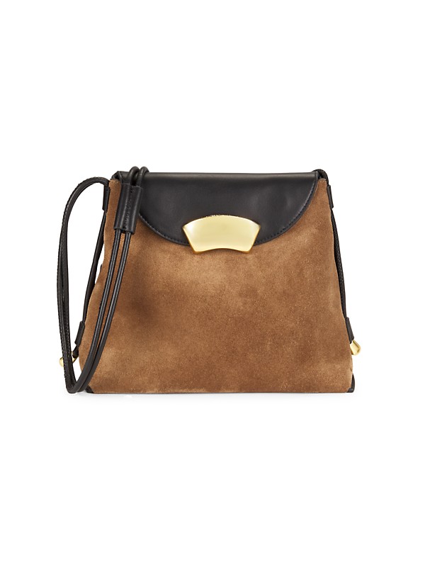 Shop 3.1 Phillip Lim Petite ID Suede & Leather Shoulder Bag Shop 3.1 Phillip Lim Petite ID Suede & Leather Shoulder Bag