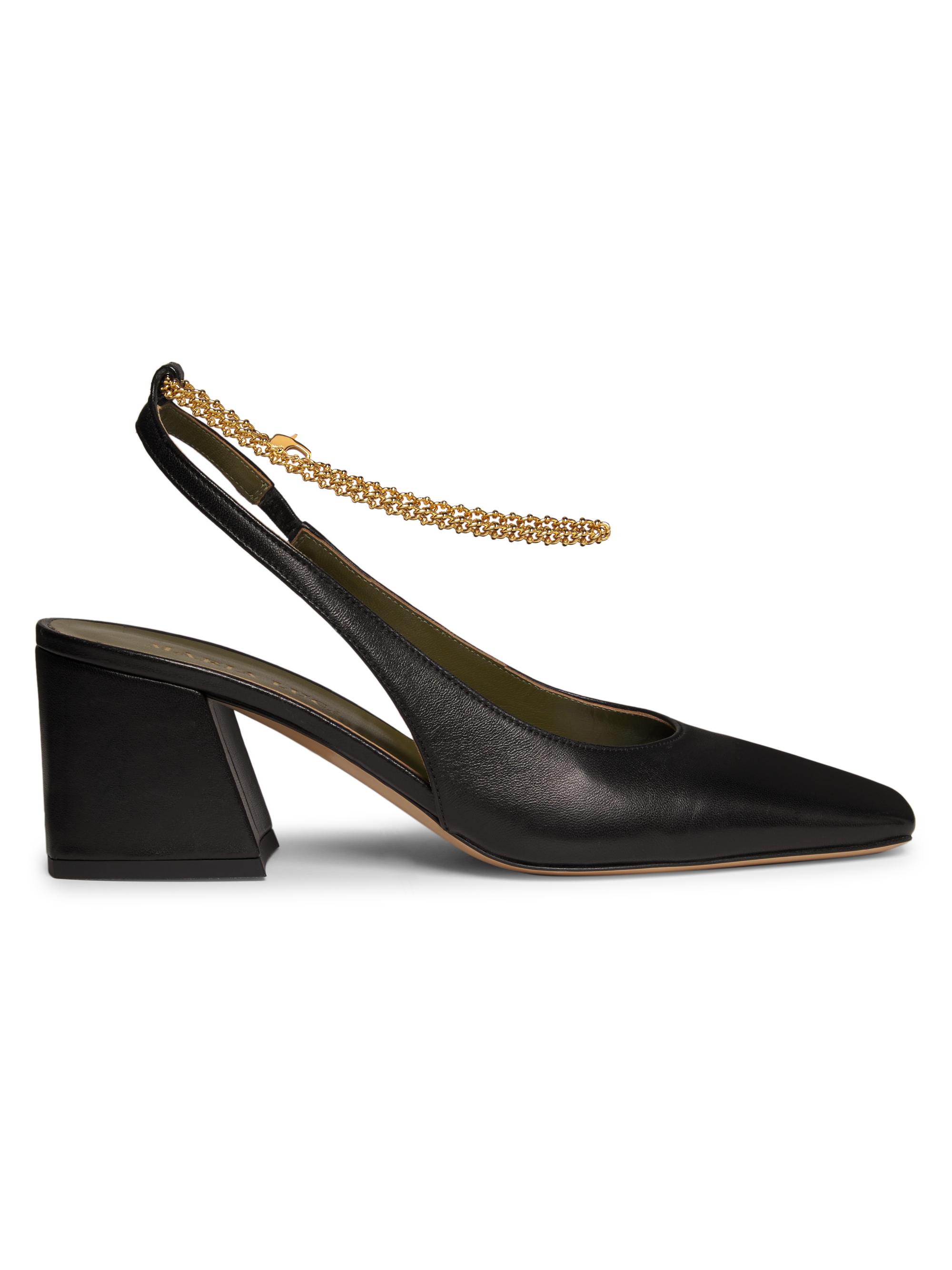 Maria Luca Women's Ilaria 65MM Embellished Leather Slingback Pumps - Black