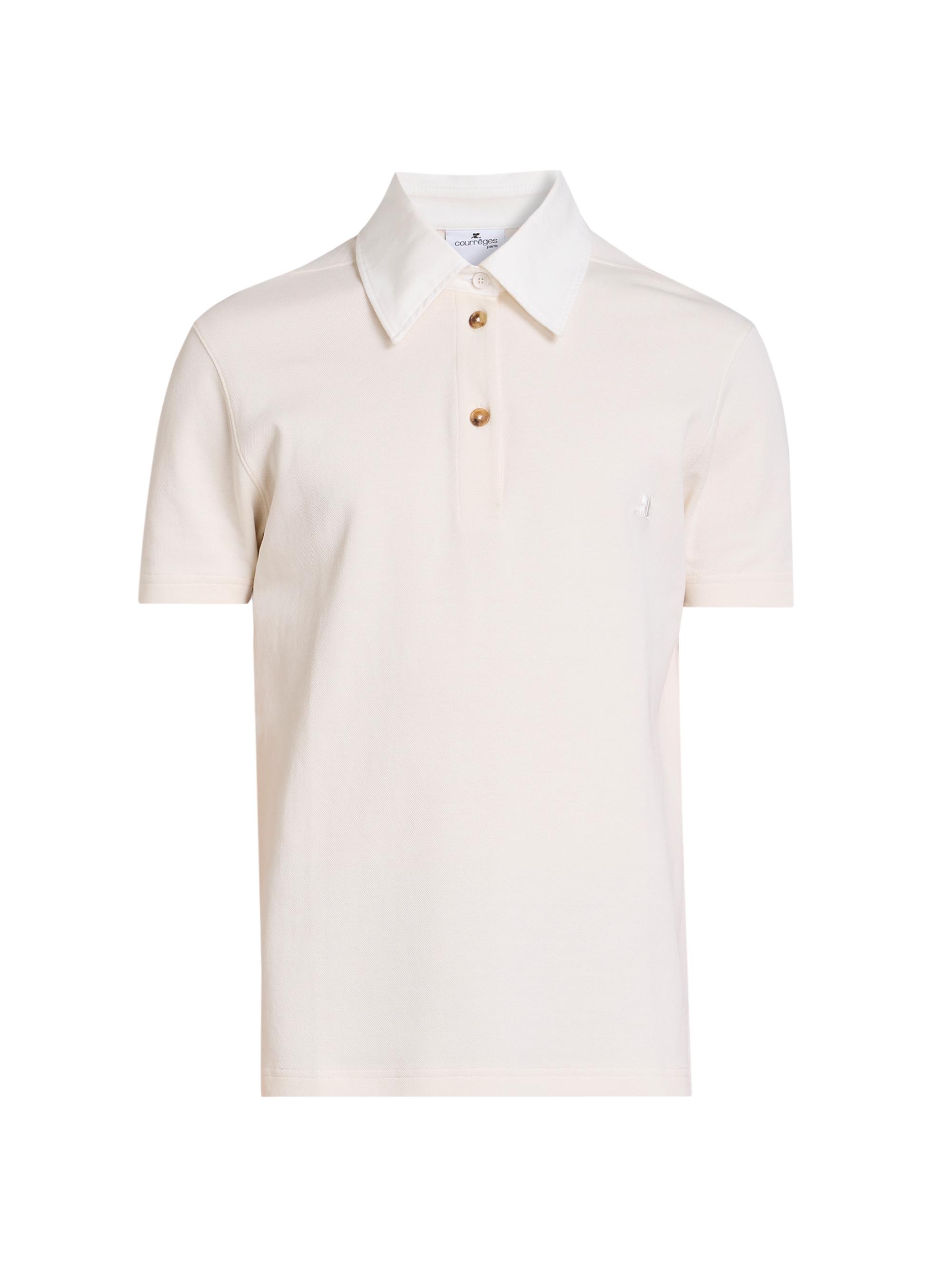 Courrèges Men's AC Polo Shirt - Natural Heritage White