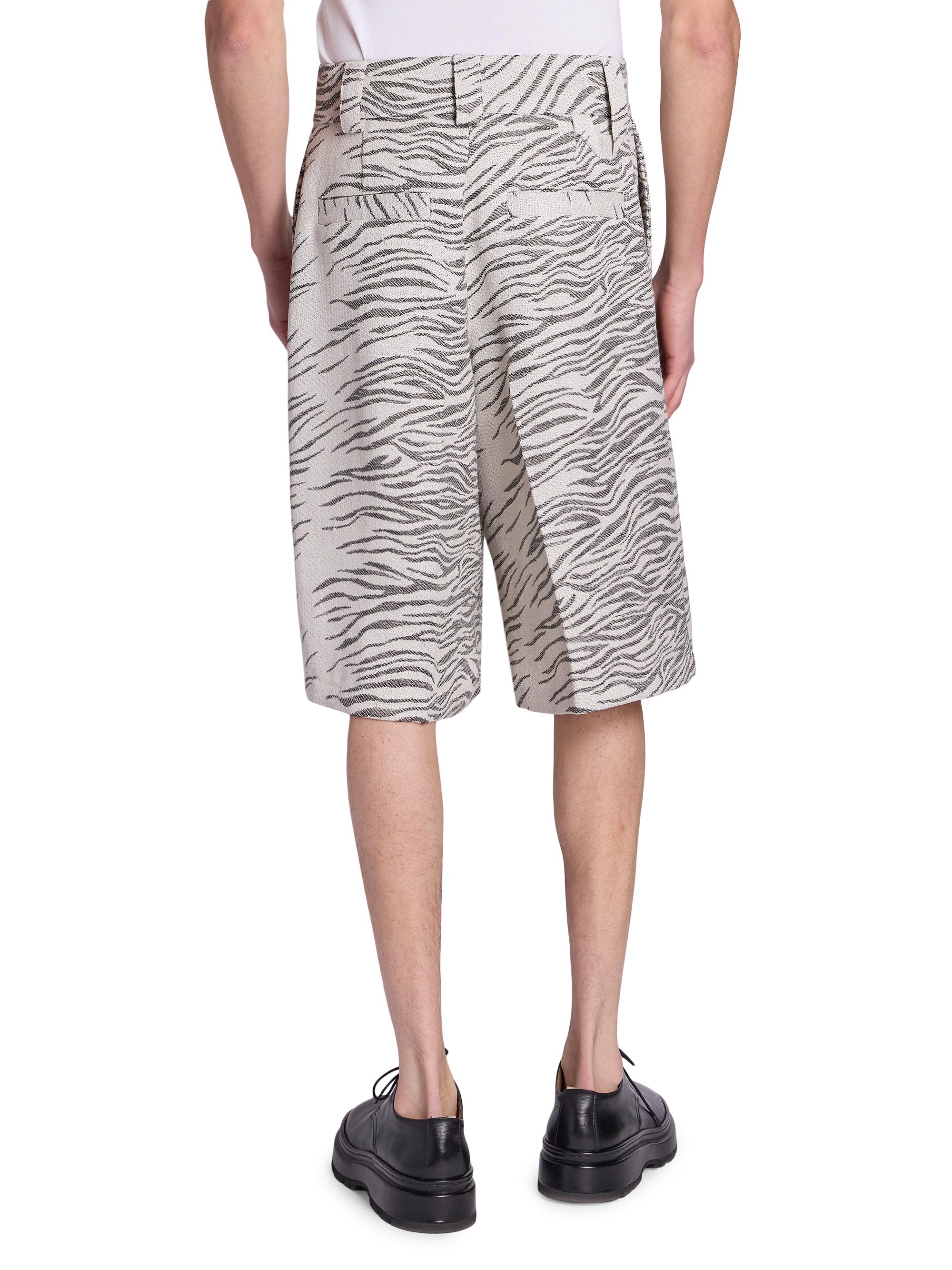 Jacquemus Jacquard Zebra Shorts | Saks Fifth Avenue
