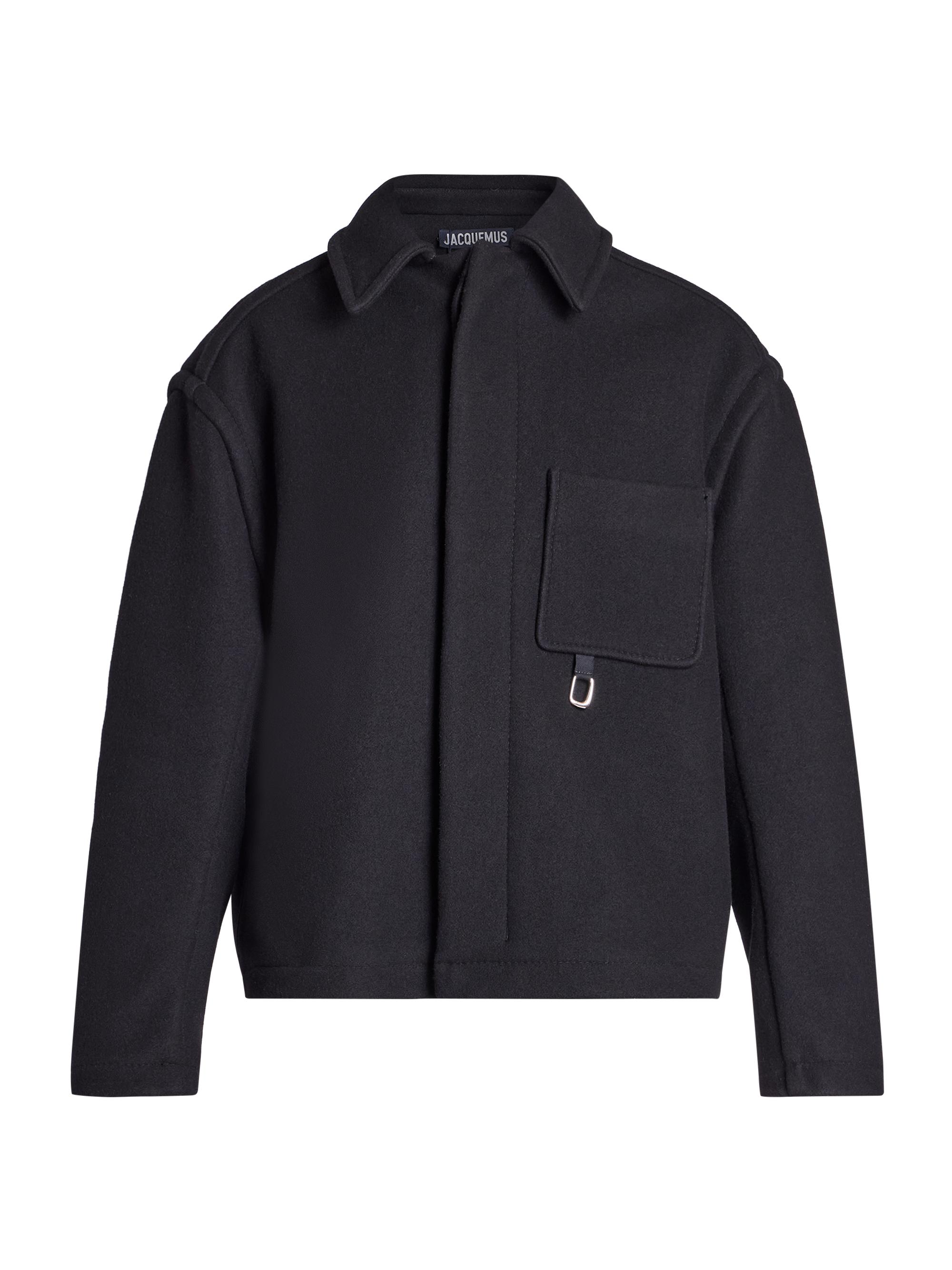 Jacquemus Men's Court Wool Jacket - Black