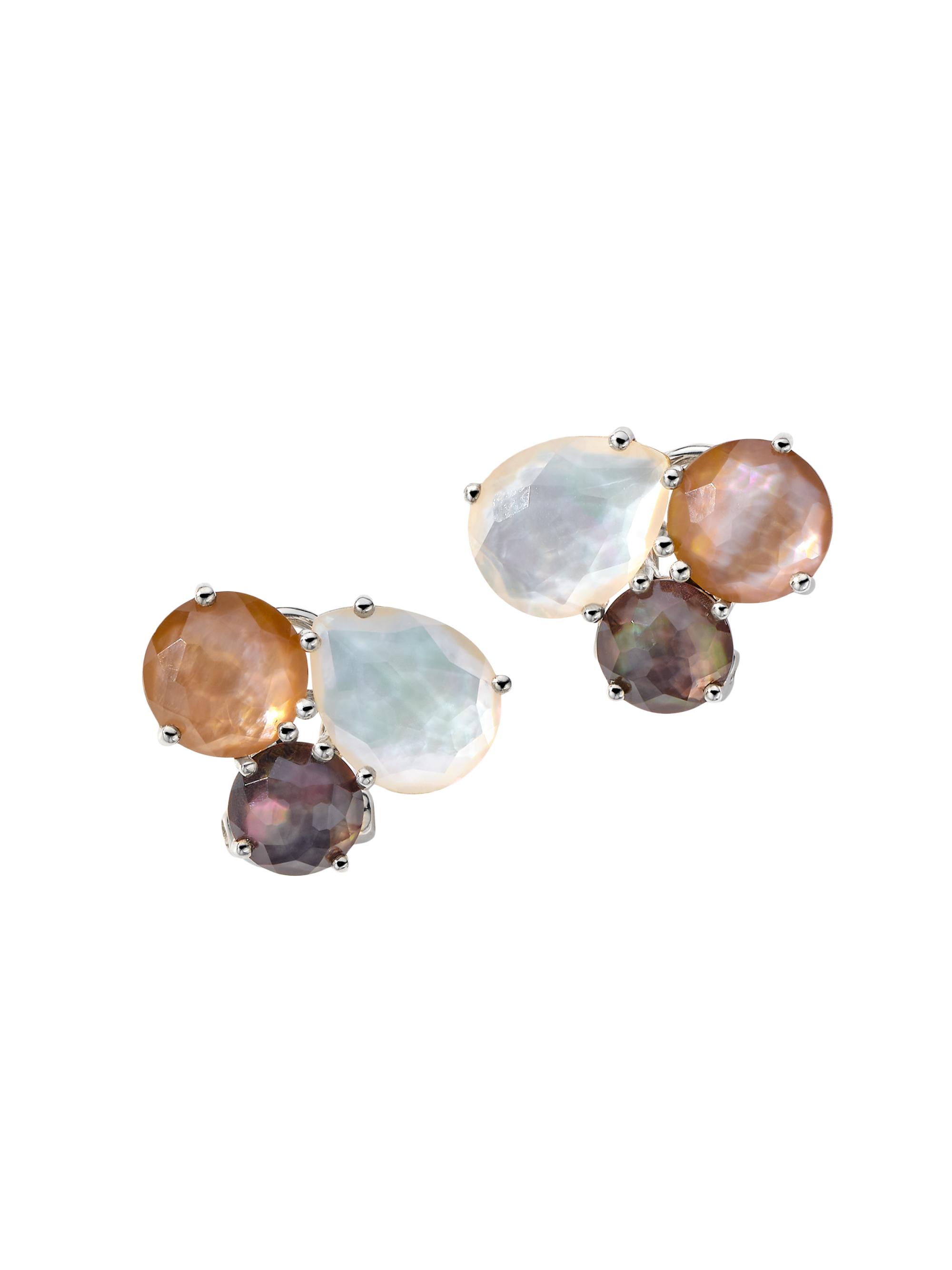Ippolita Women's Rock Candy Sterling Silver & Citrine Cluster Stud Earrings - Sabbia