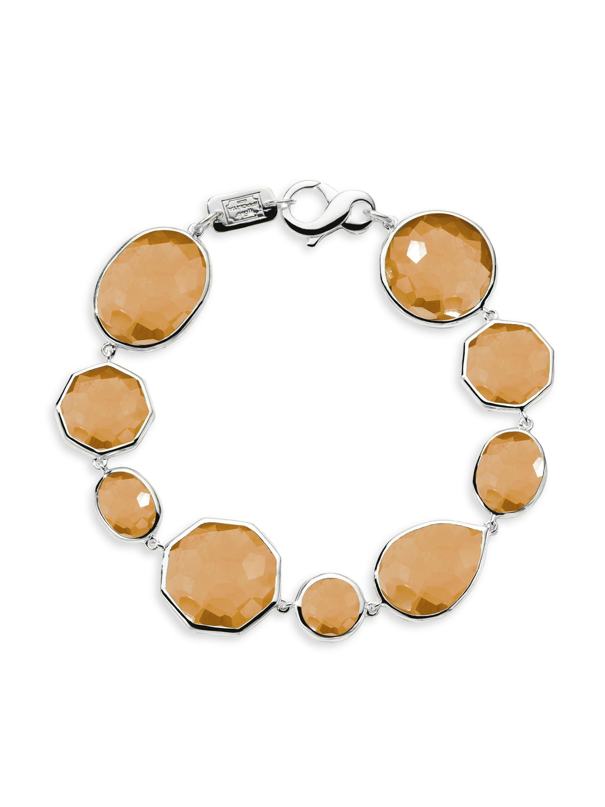 Ippolita Women's Rock Candy  Stone Sterling Silver & Cognac Citrine Bracelet - Cognac Citrine