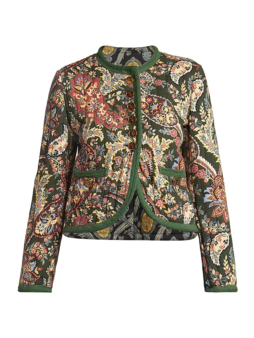 Shop Etro Paisley Quilted Jacket | Saks Fifth Avenue Shop Etro Paisley Quilted Jacket | Saks Fifth Avenue