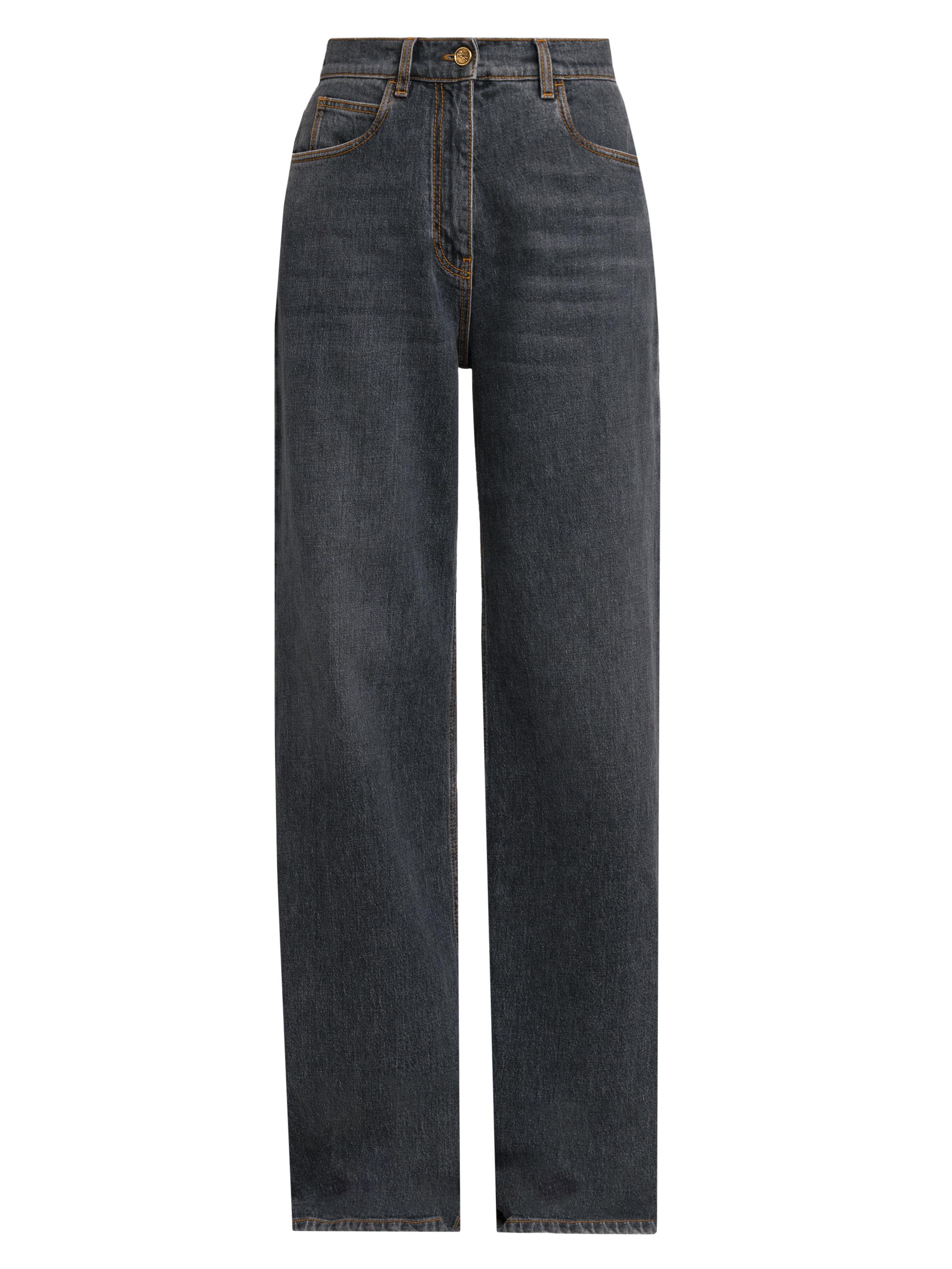 Etro Women's High-Rise Wide-Leg Jeans