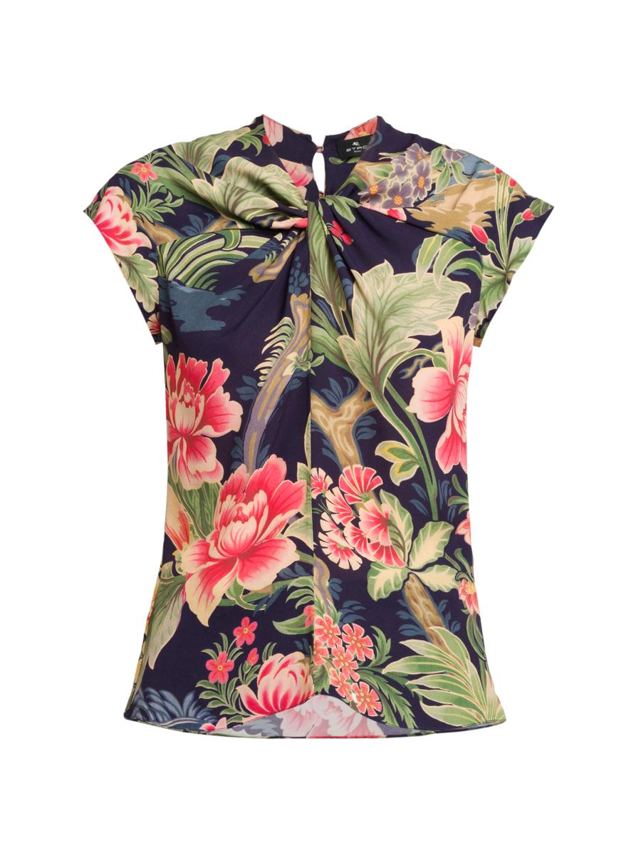 トップス made in italy silk100 ETRO tops bg Italy Silk100 ETRO Tops Bg | eBay