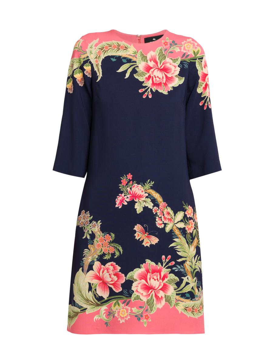 【送料&関税込】Etro Floral-printed Dress ETRO Floral-print tiered silk-chiffon maxi dress | NET-A-PORTER