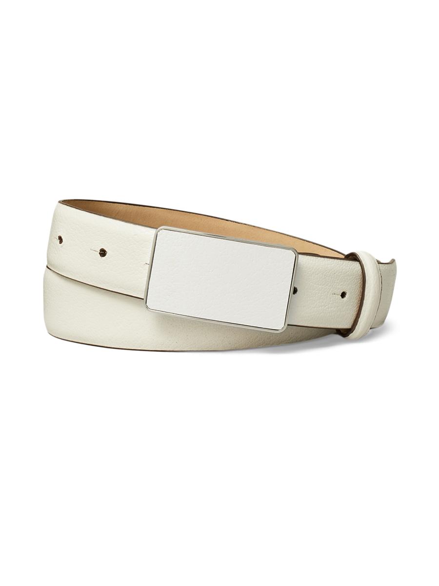 Tory Burch Leather Plate Belt | Saks Fifth Avenue