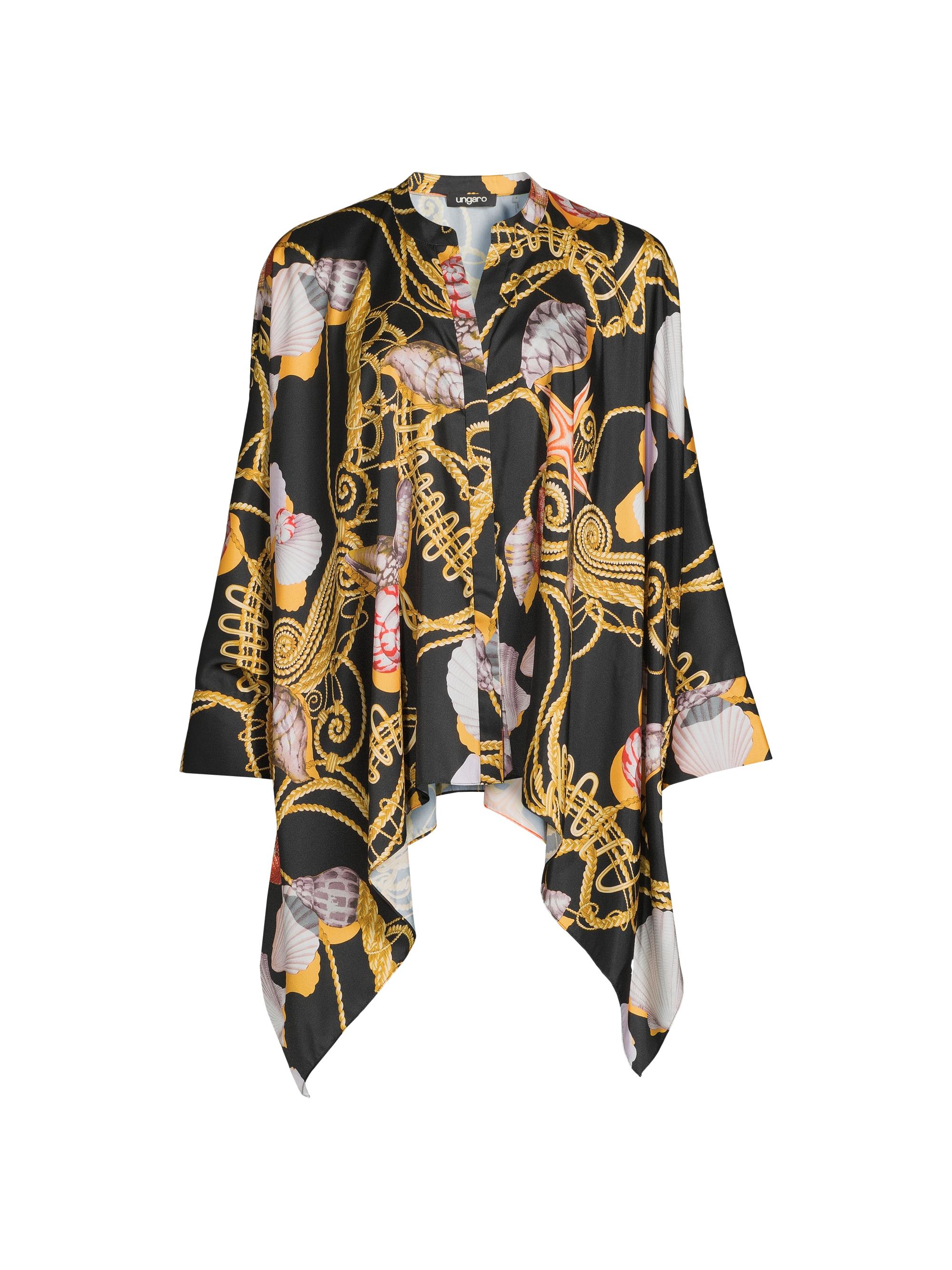 Ungaro Women's Dorelle Status Shell Print Blouse - Black Multi