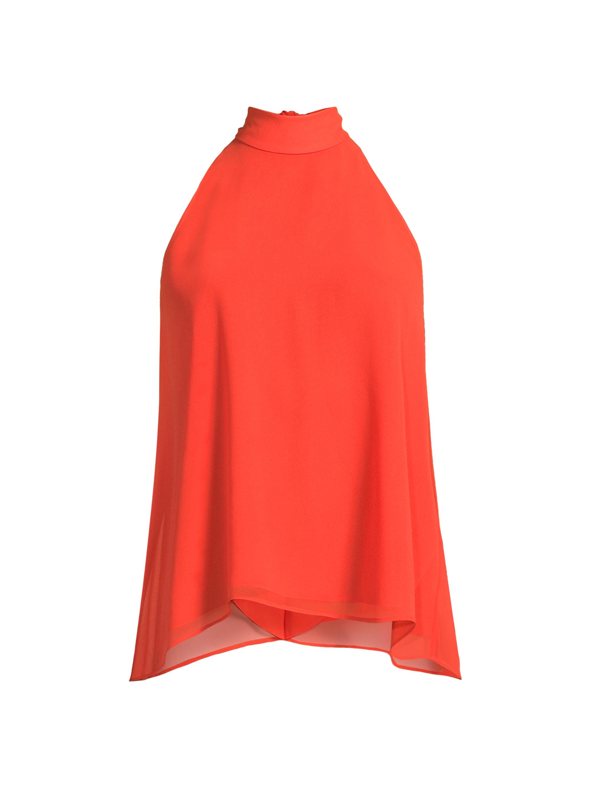 Ungaro Women's Perry Chiffon Sleeveless Blouse - Flame