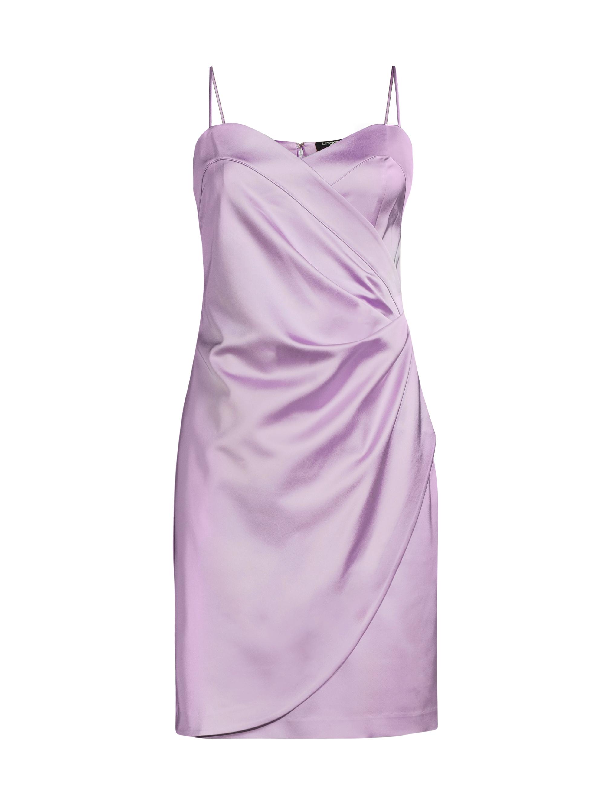Ungaro Women's Taryn Satin Wrap Minidress - Orchid