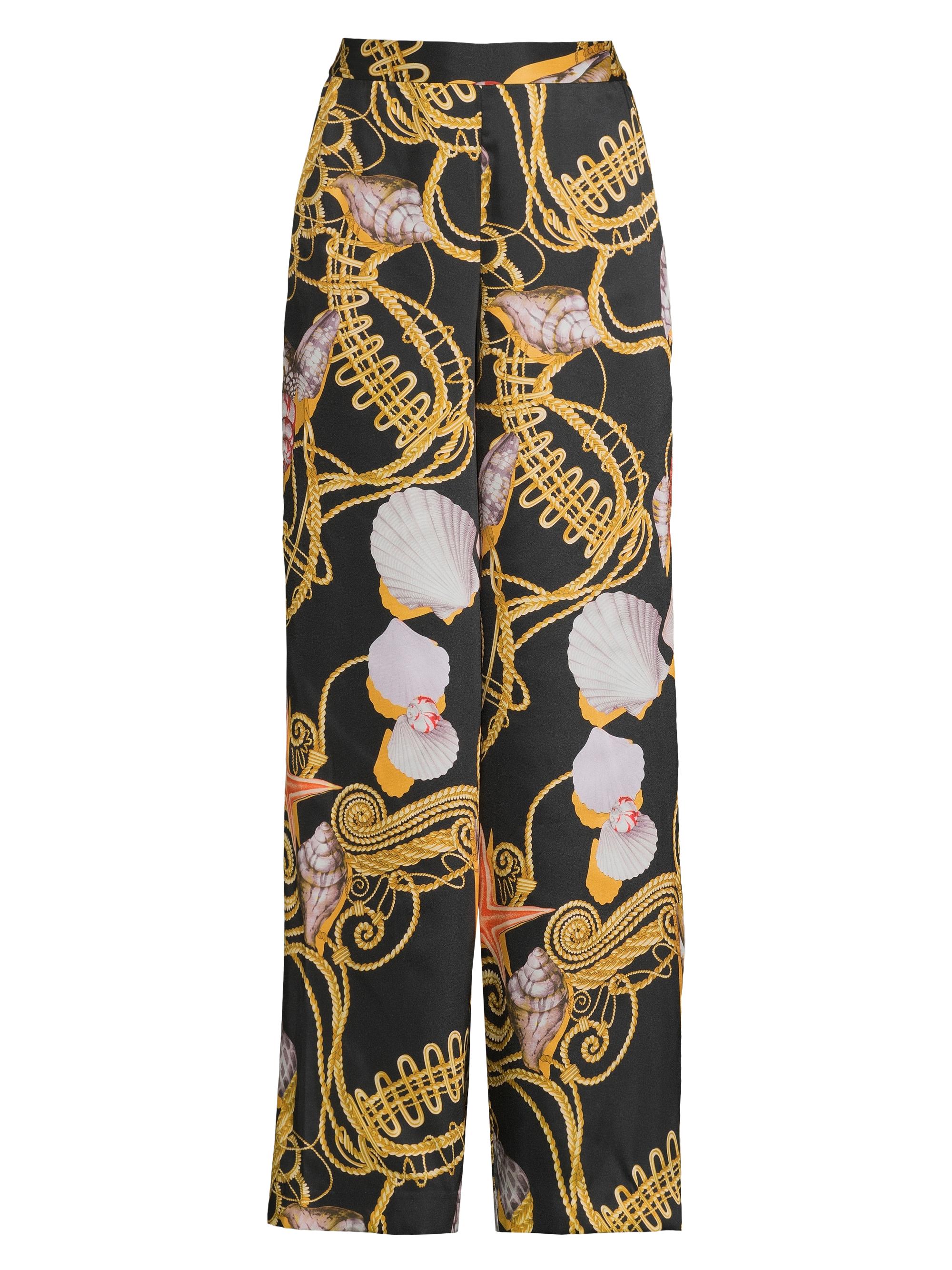 Ungaro Women's Virginia Status Shell Print Pants - Black Multi