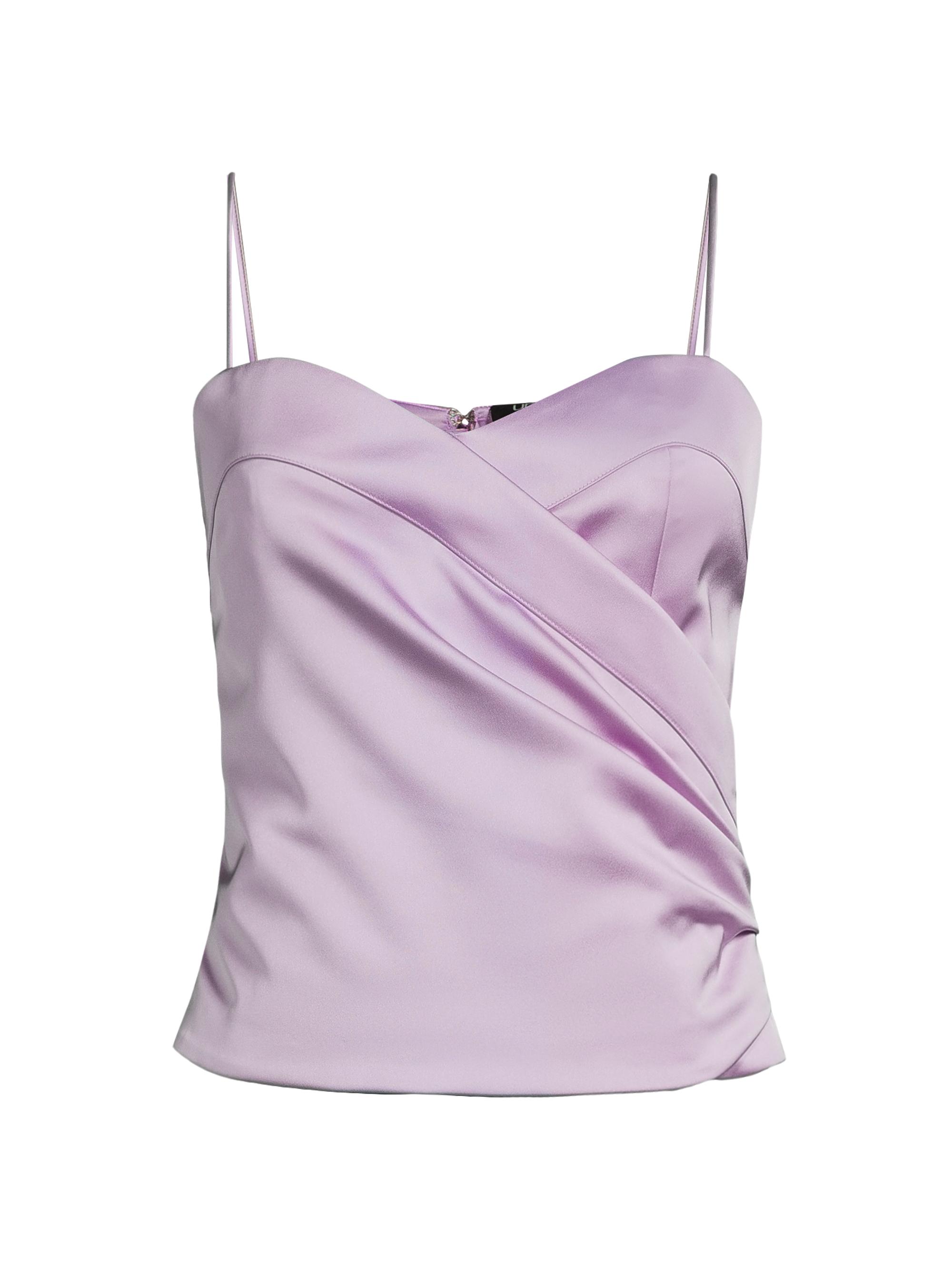 Ungaro Women's Trish Satin Sleeveless Blouse - Orchid