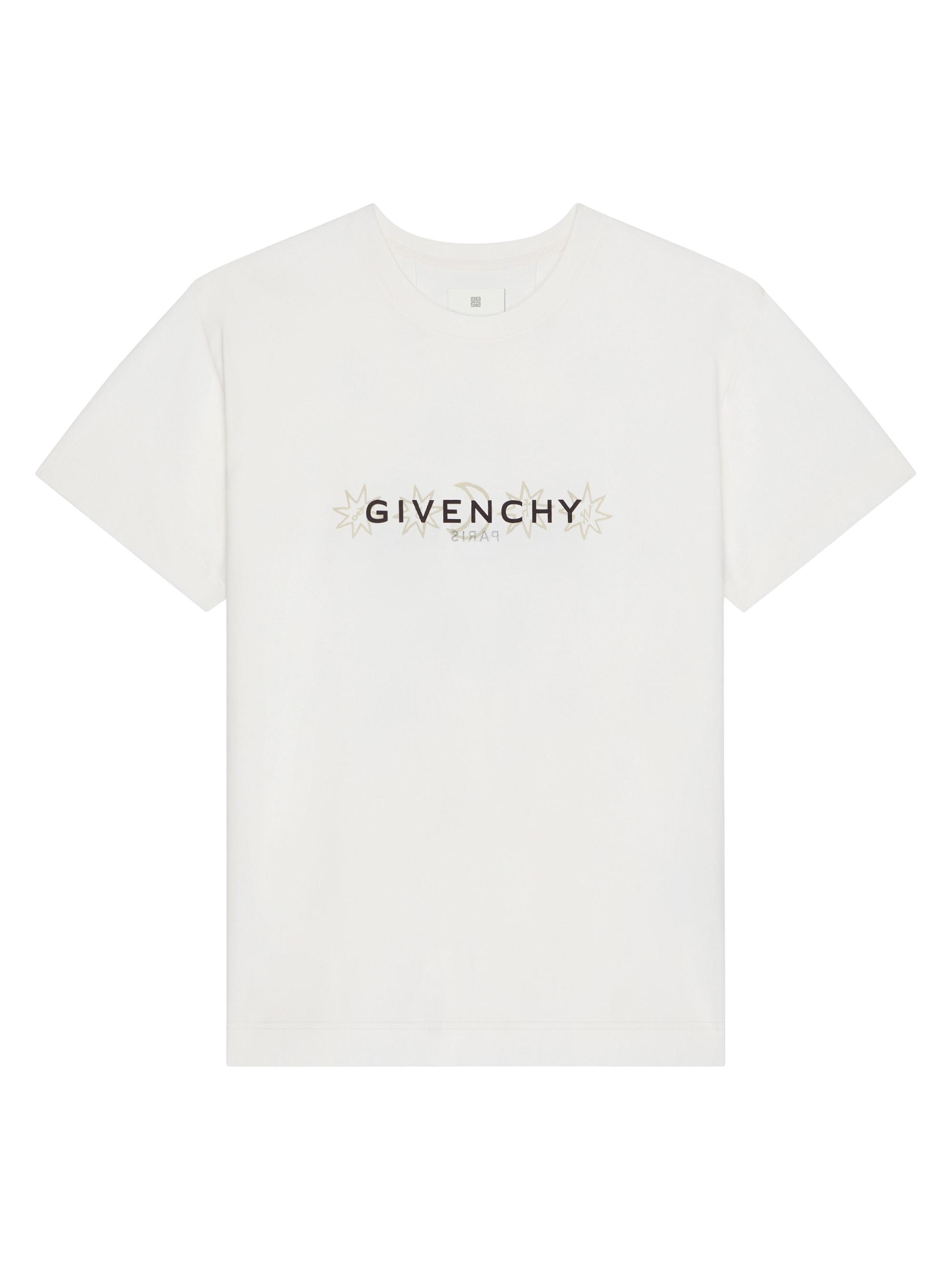 Givenchy Men's Reversible T-Shirt in Cotton with Tarot Print -