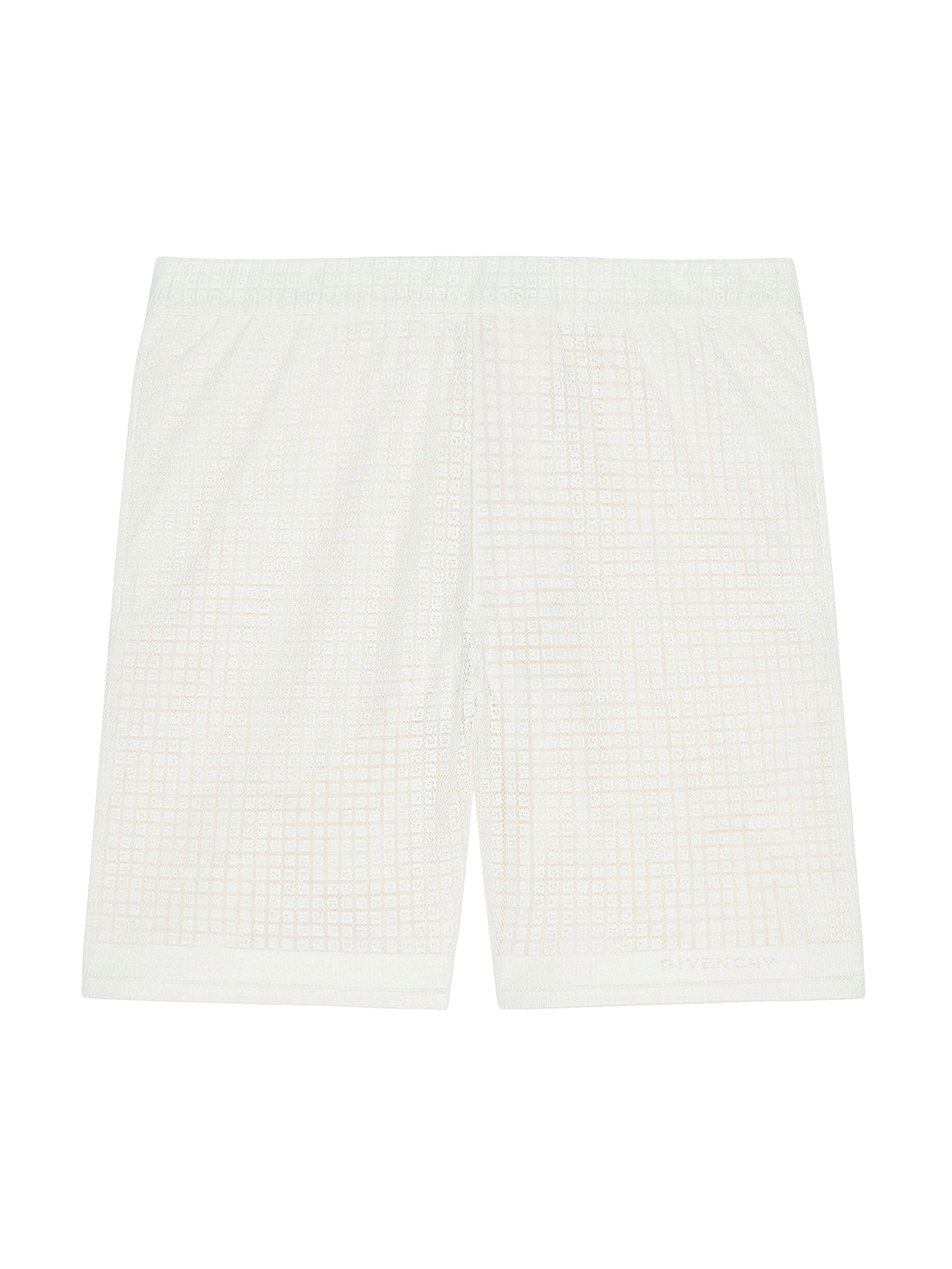 Givenchy Men's Plage Bermuda Shorts in 4G Lace - Natural