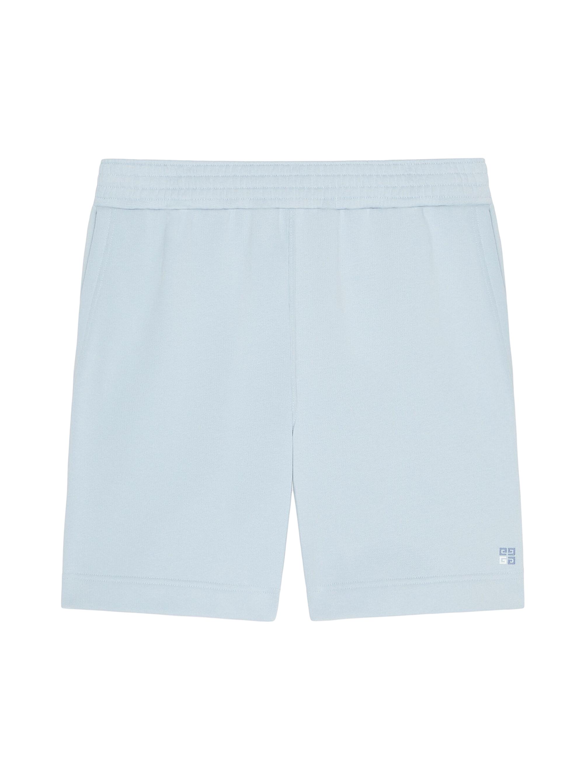 Givenchy Men's Plage Bermuda Shorts in Fleece - Sky Blue