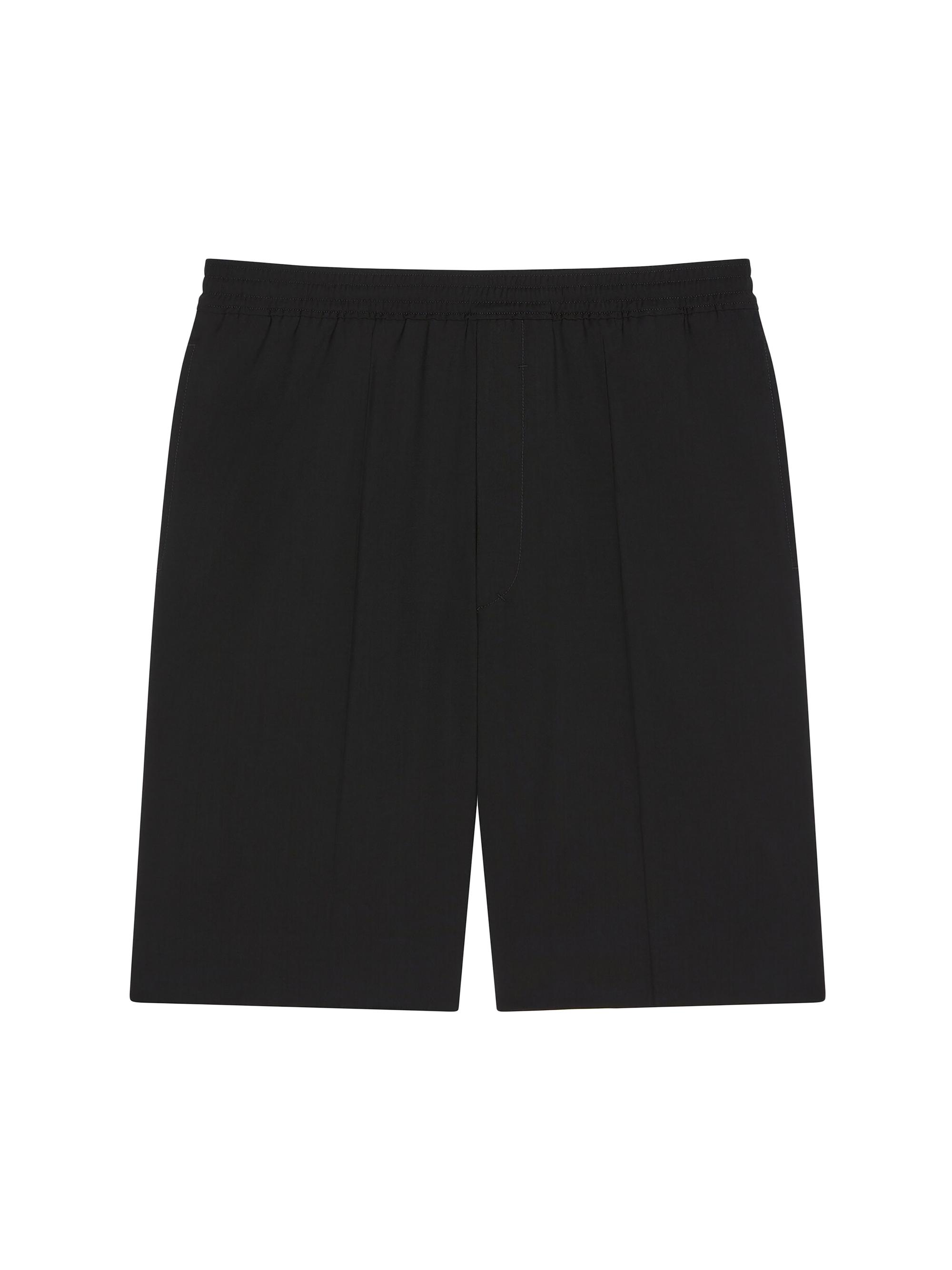Givenchy Men's Plage Bermuda Shorts in Wool - Black