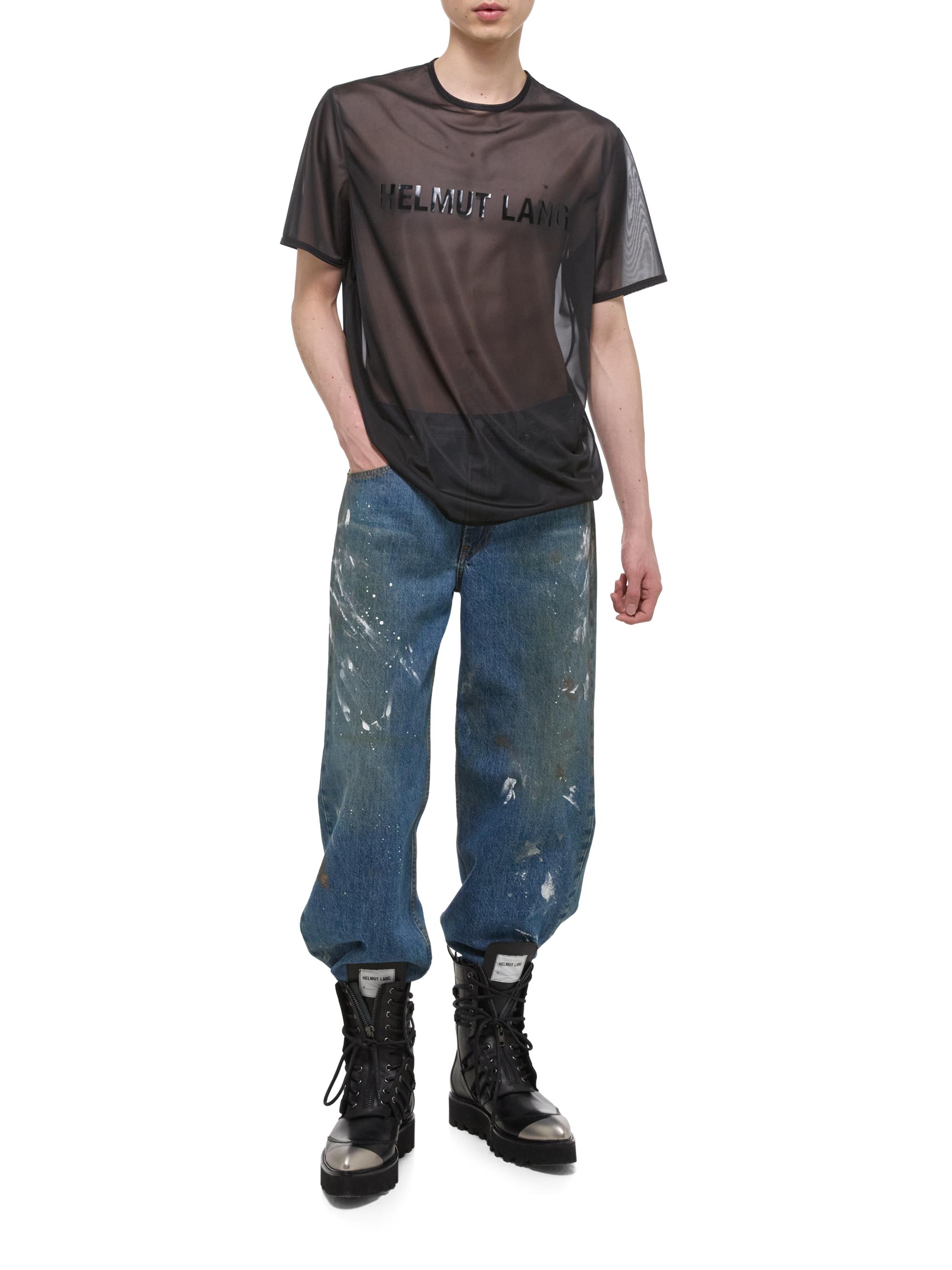 Helmut Lang Logo Crewneck T-Shirt | Saks Fifth Avenue