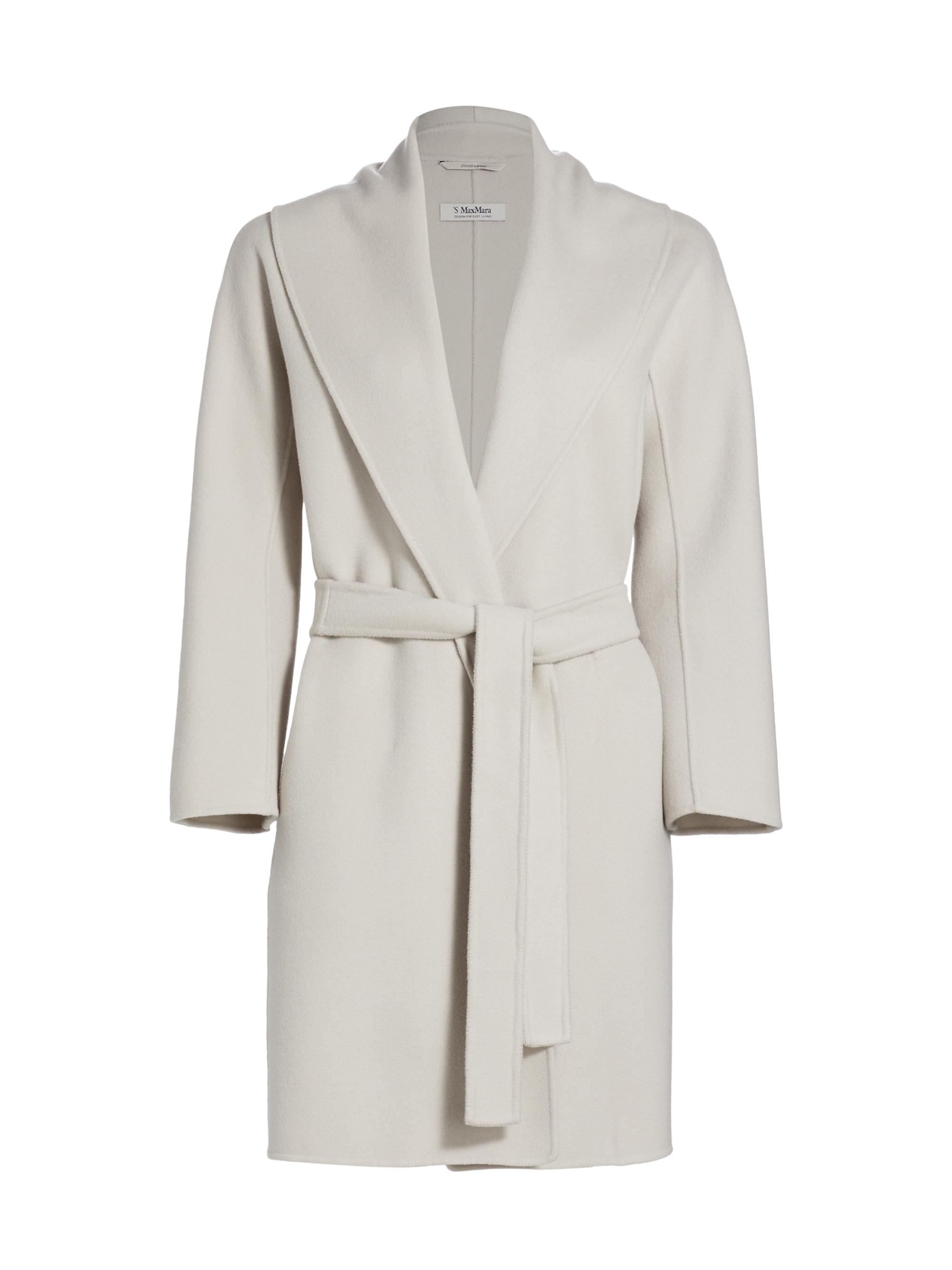 Max Mara Women's Messi Wool Coat - Pearl Grey