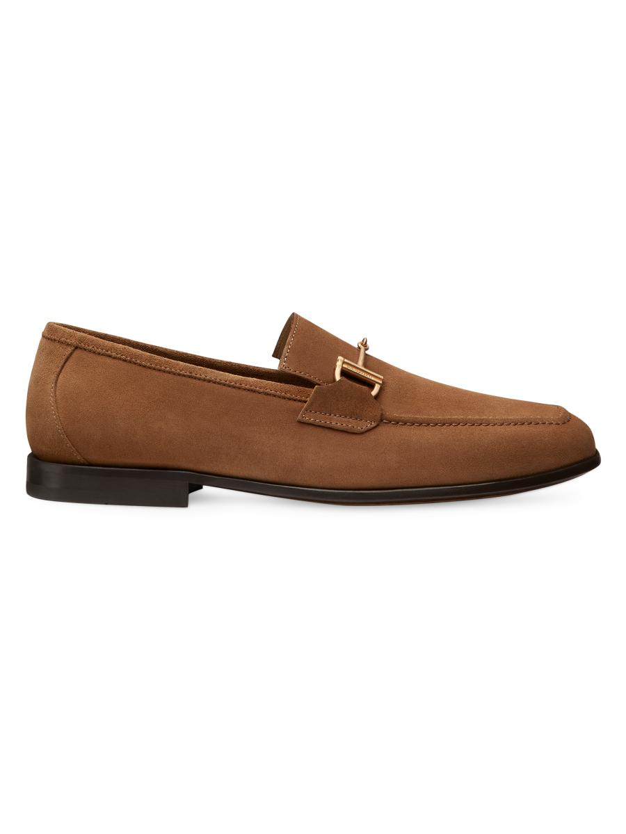 Stuart Weitzman Club Luxe Suede Loafers | Saks Fifth Avenue