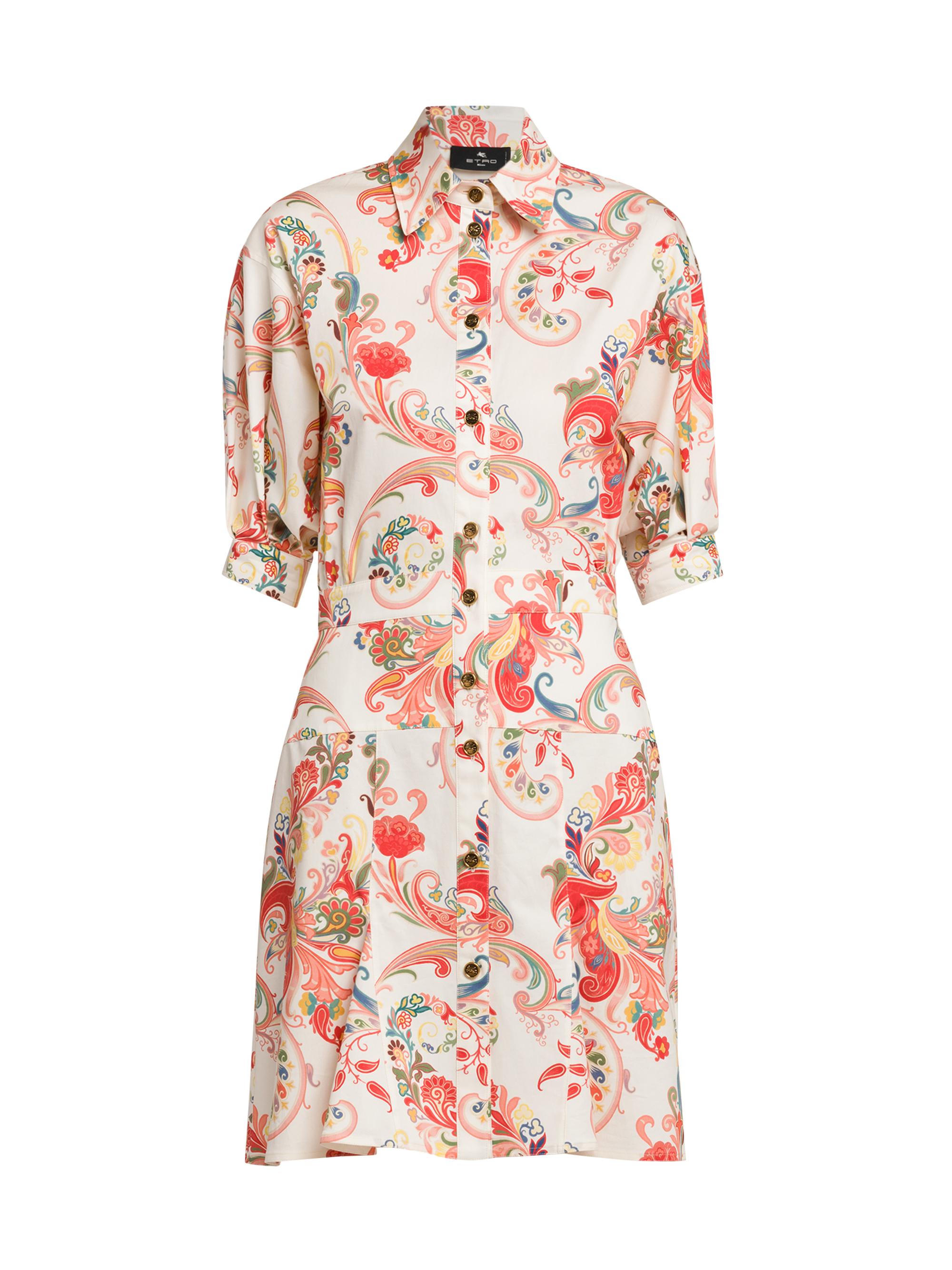 Etro Stretch Cotton Knee-Length Shirtdress | Saks Fifth Avenue