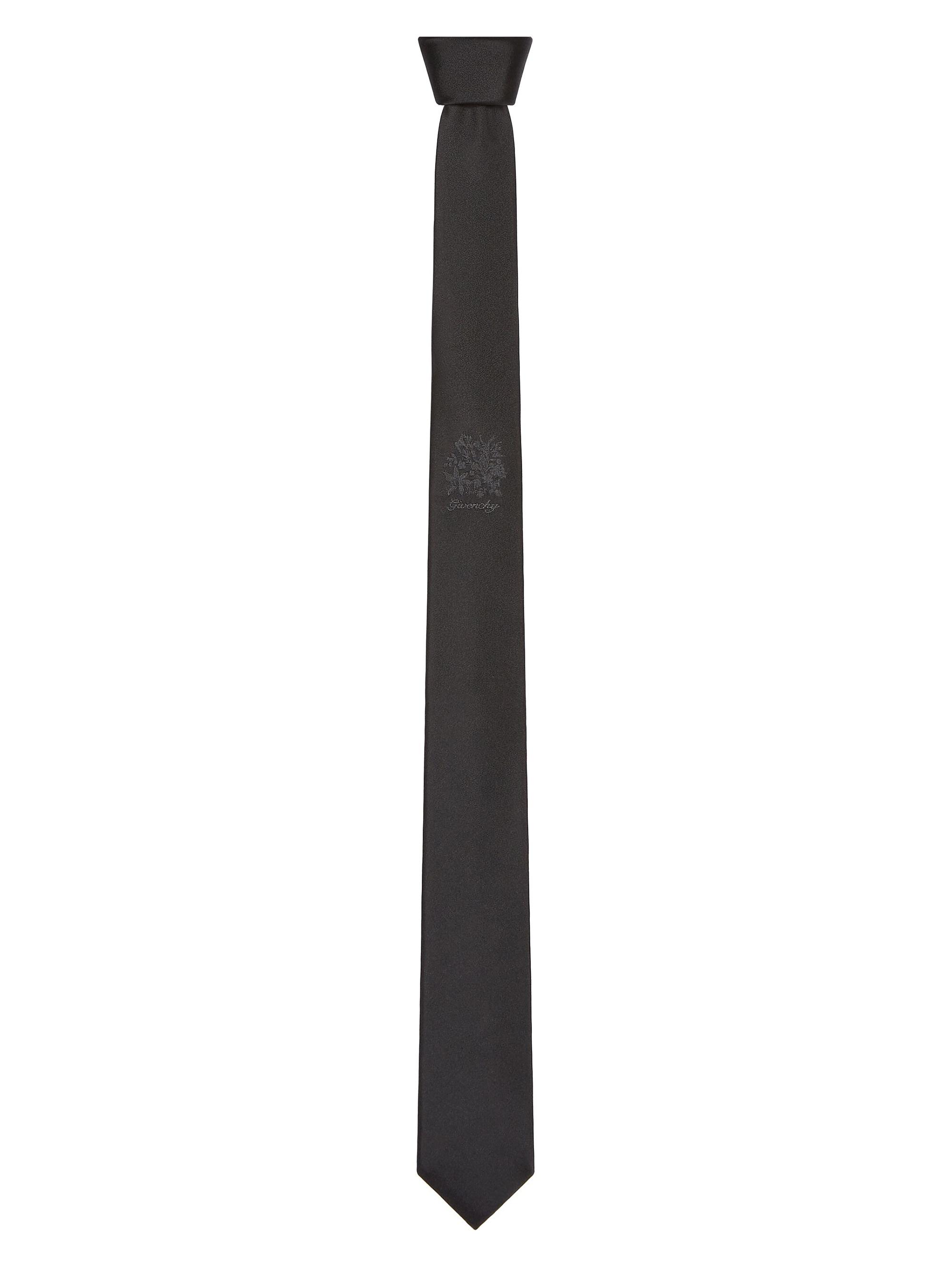 Givenchy Men's Logo Tie in Silk - Black