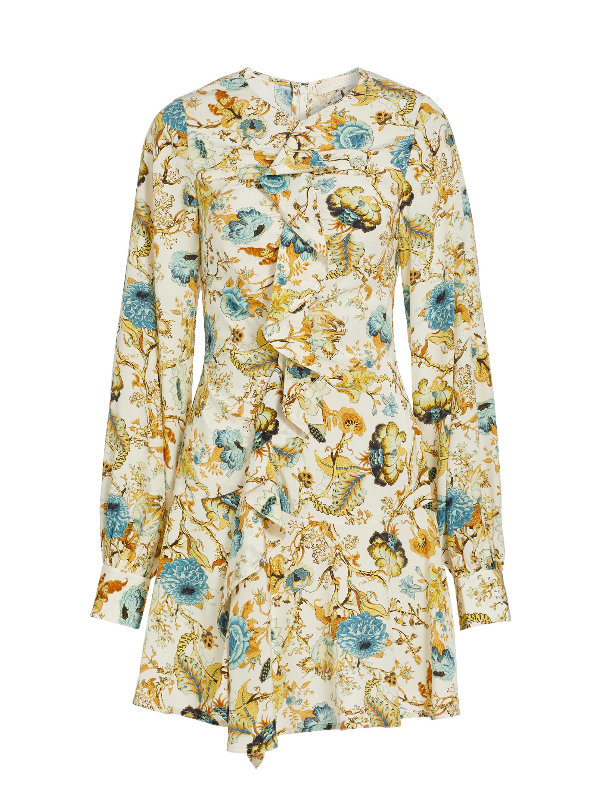 Ulla Johnson Women's Salima Floral Crepe De Chine Minidress - Flora