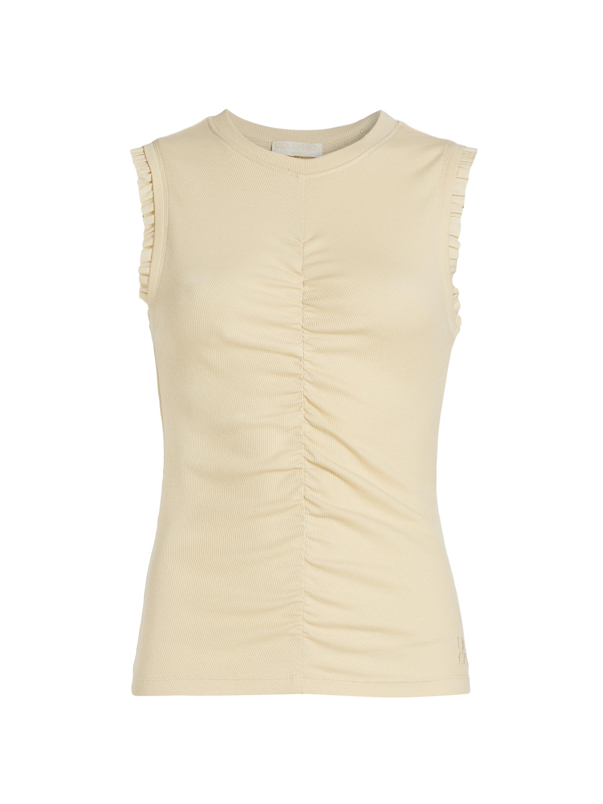 Ulla Johnson Women's Kyla Poplin Sleeveless Top - Driftwood