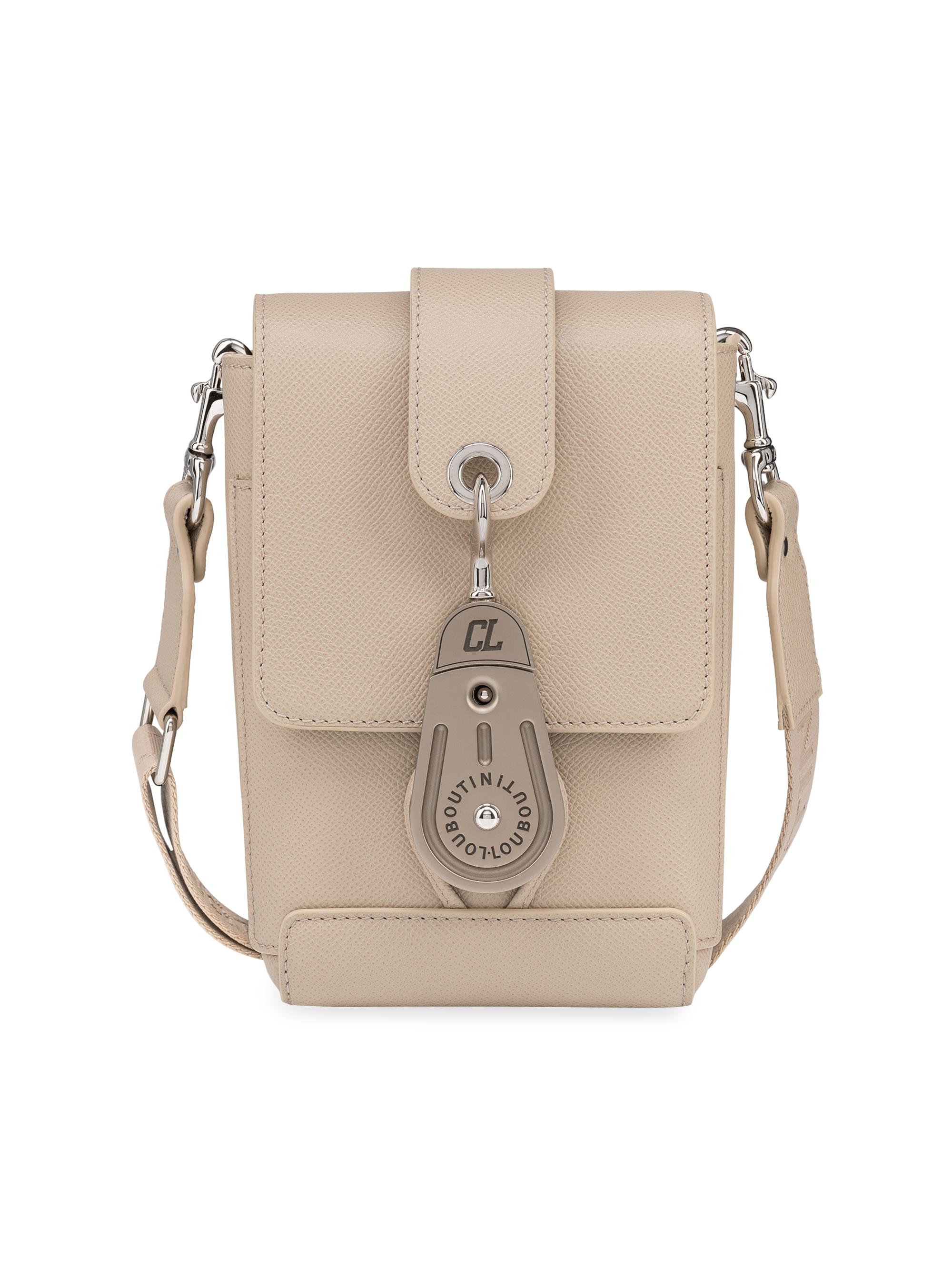 Christian Louboutin Men's Groovy Crossbody Bag - Beige