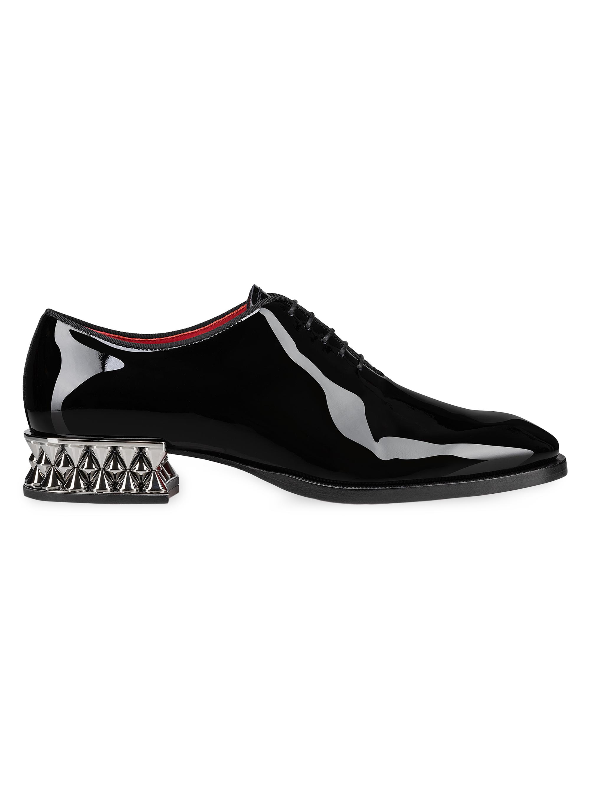 Shop Christian Louboutin Corteo on Spikes Oxfords | Saks Fifth Avenue