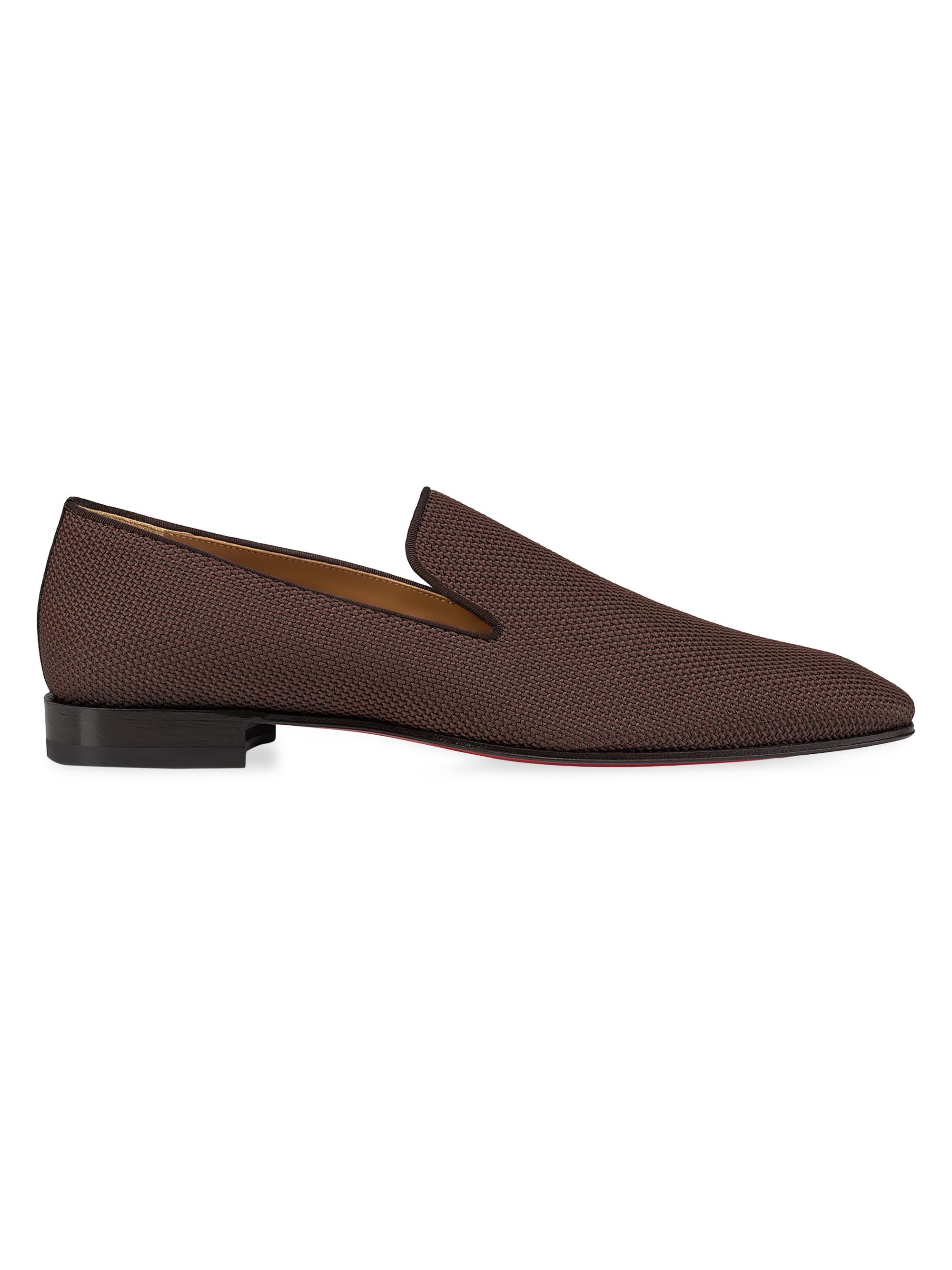 Christian Louboutin Men's Dandelion Linen Loafers - Cosme