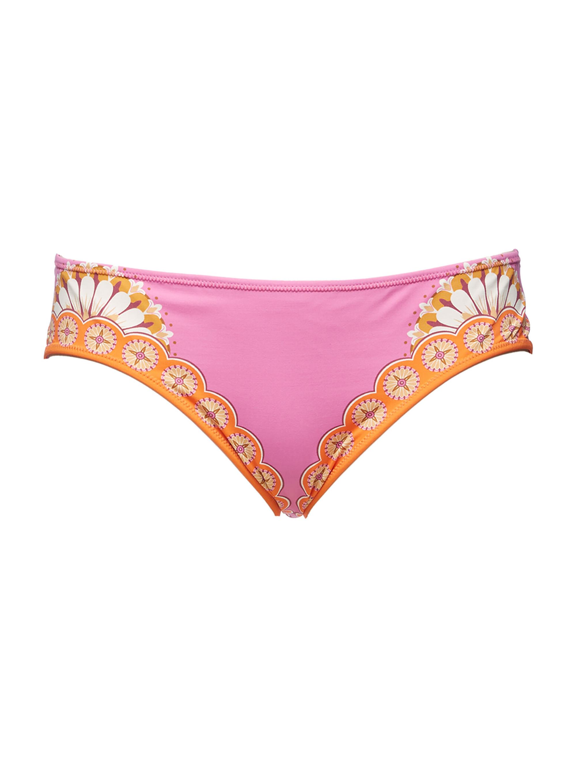 La DoubleJ Women's Sunset Bikini Bottom - Napoli Plates Placee Pink